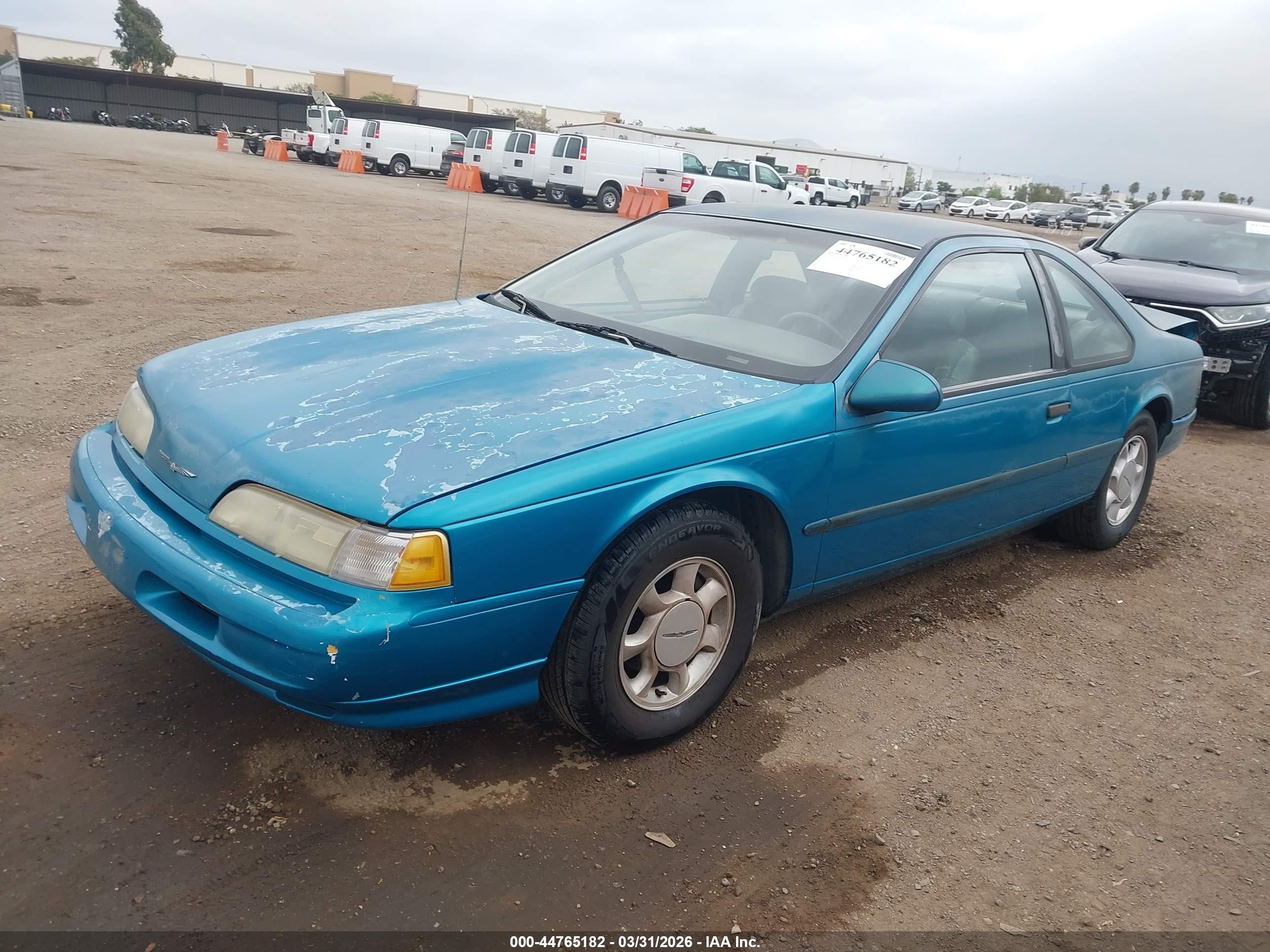 1993 Ford Thunderbird Lx Turquoise vin: 1FAPP6245PH181580