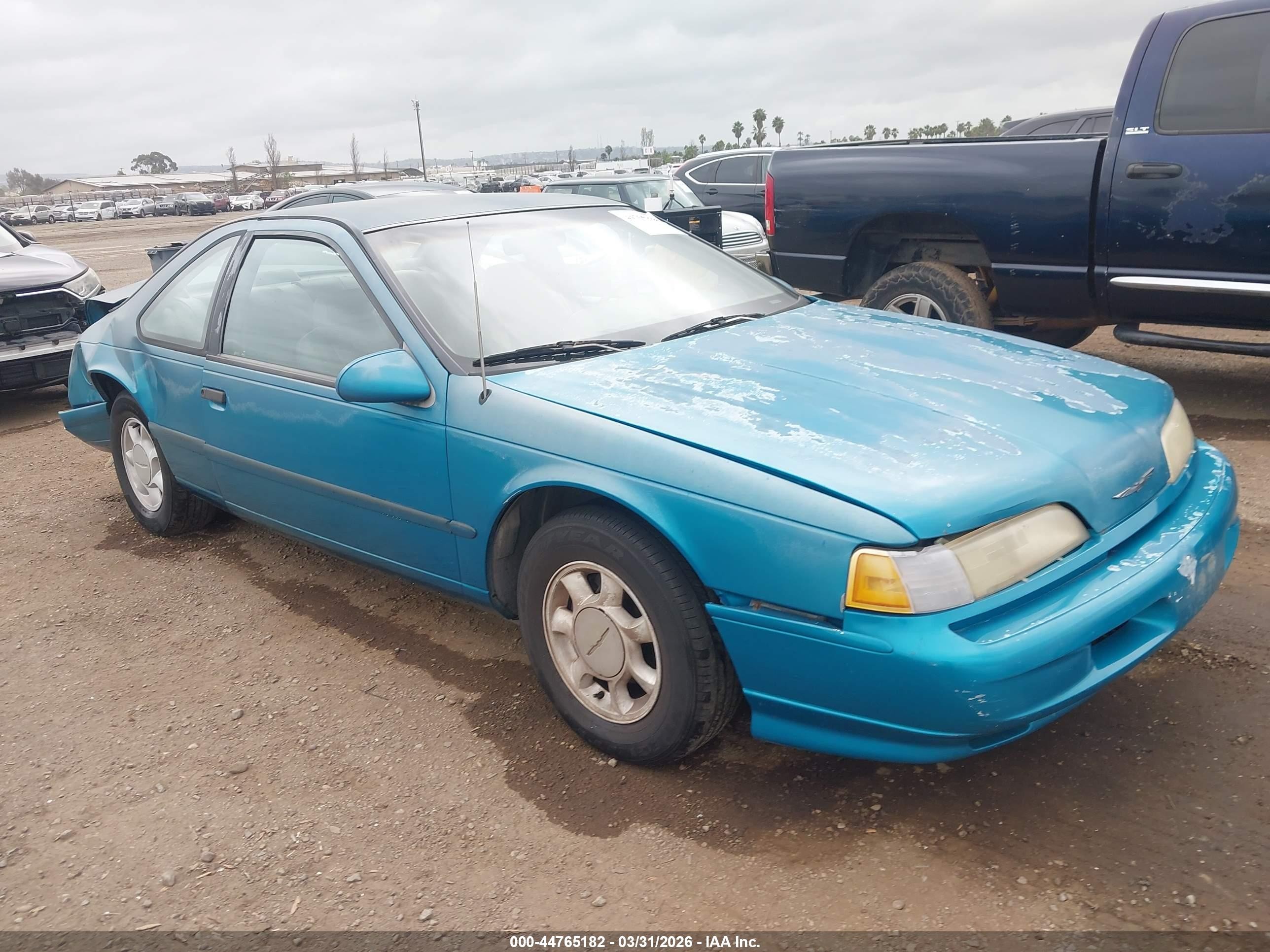 1993 Ford Thunderbird Lx Бирюзовый vin: 1FAPP6245PH181580