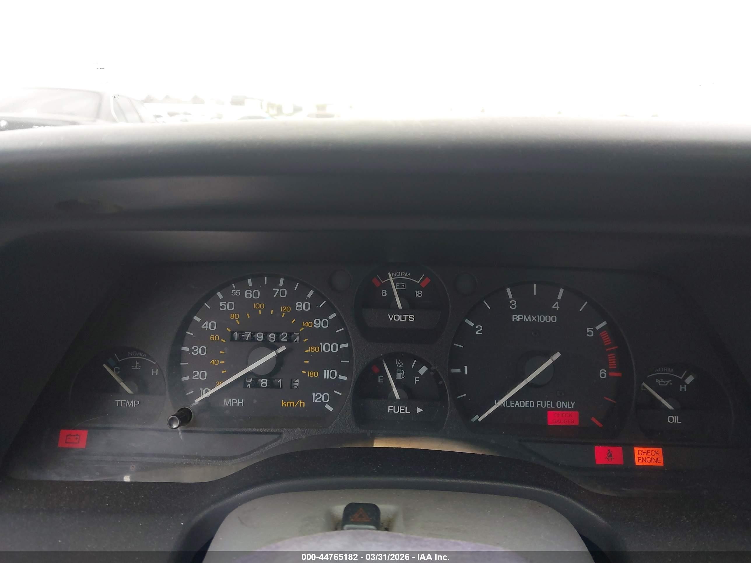 1993 Ford Thunderbird Lx Turquoise vin: 1FAPP6245PH181580