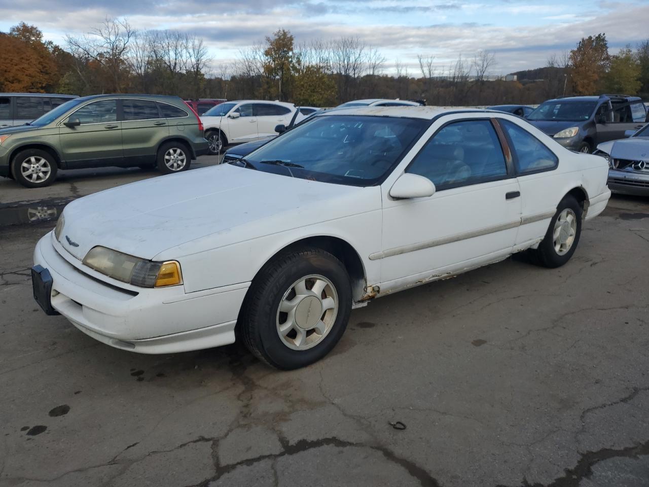 1992 Ford Thunderbird Lx White vin: 1FAPP6246PH137748