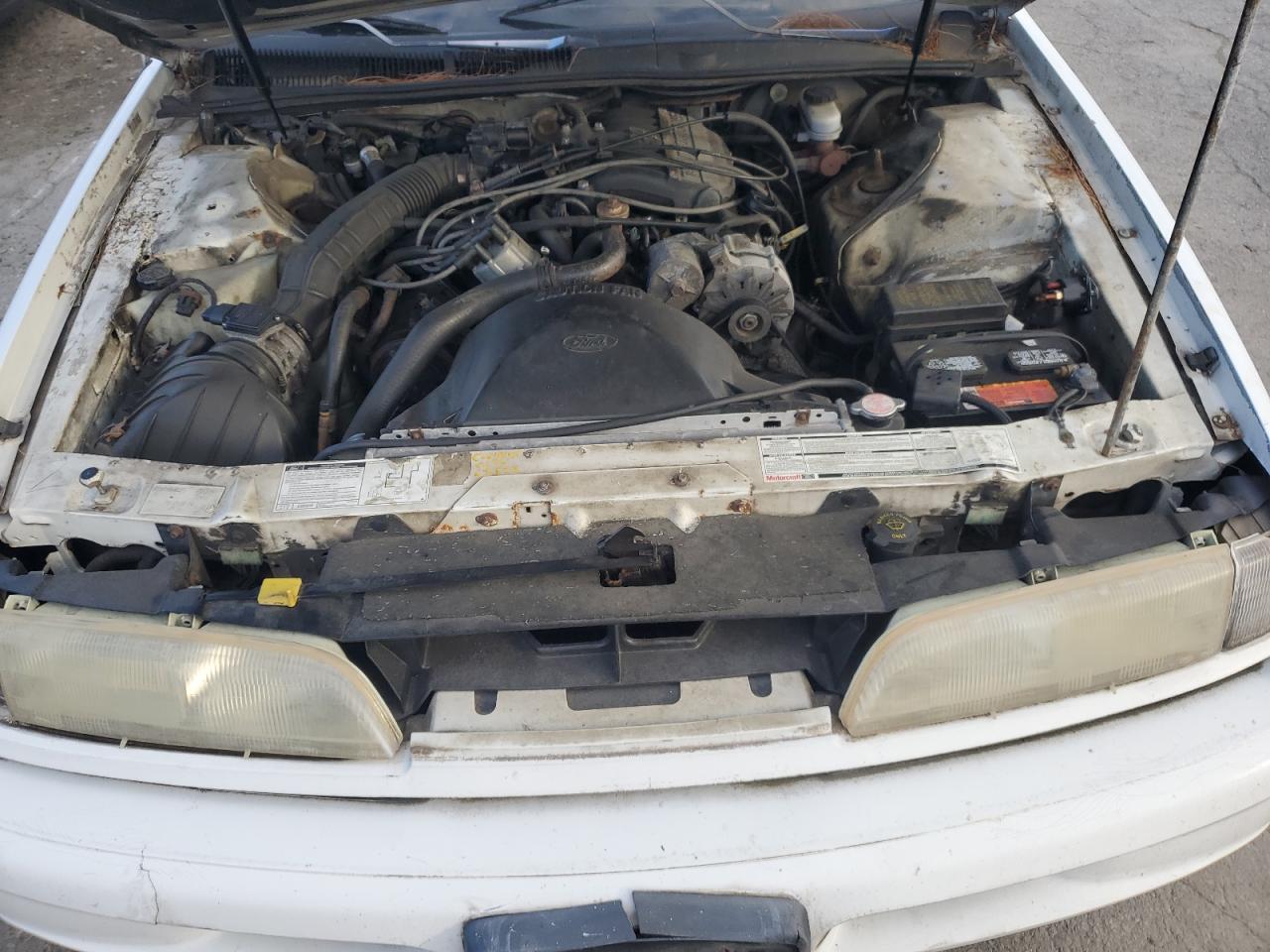 1992 Ford Thunderbird Lx White vin: 1FAPP6246PH137748