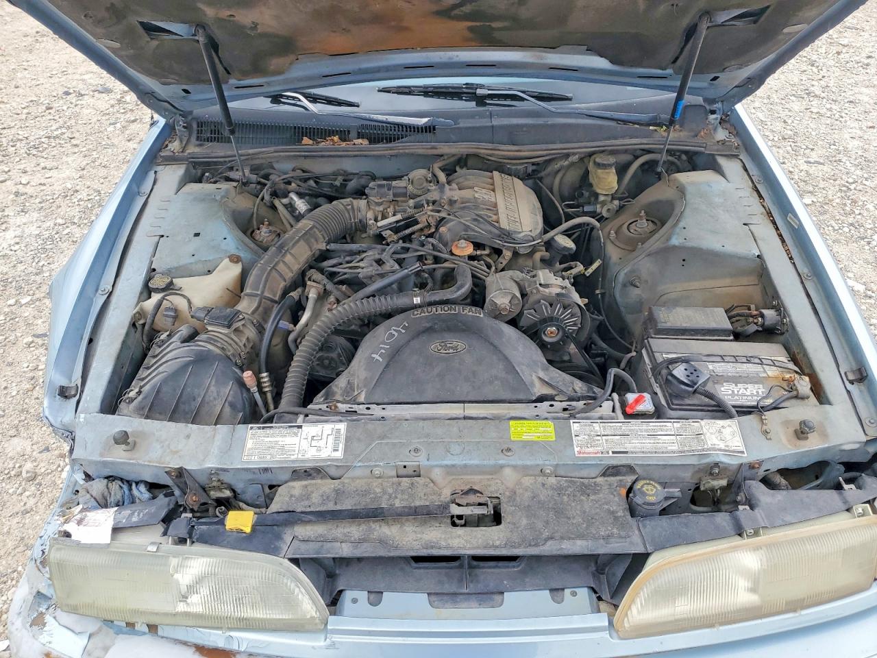 1993 Ford Thunderbird Lx Blue vin: 1FAPP6246PH147809