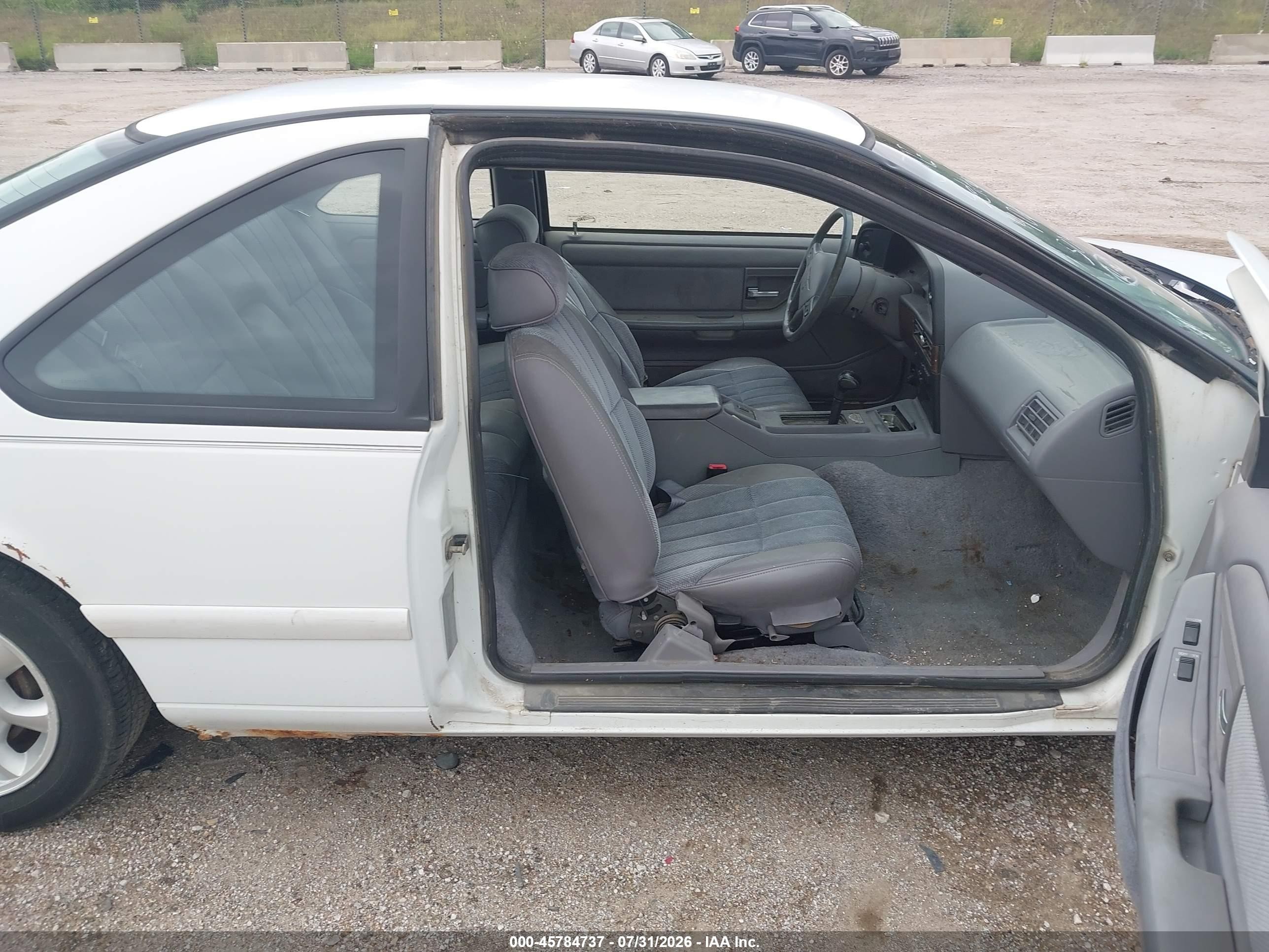 1993 Ford Thunderbird Lx White vin: 1FAPP6247PH147401