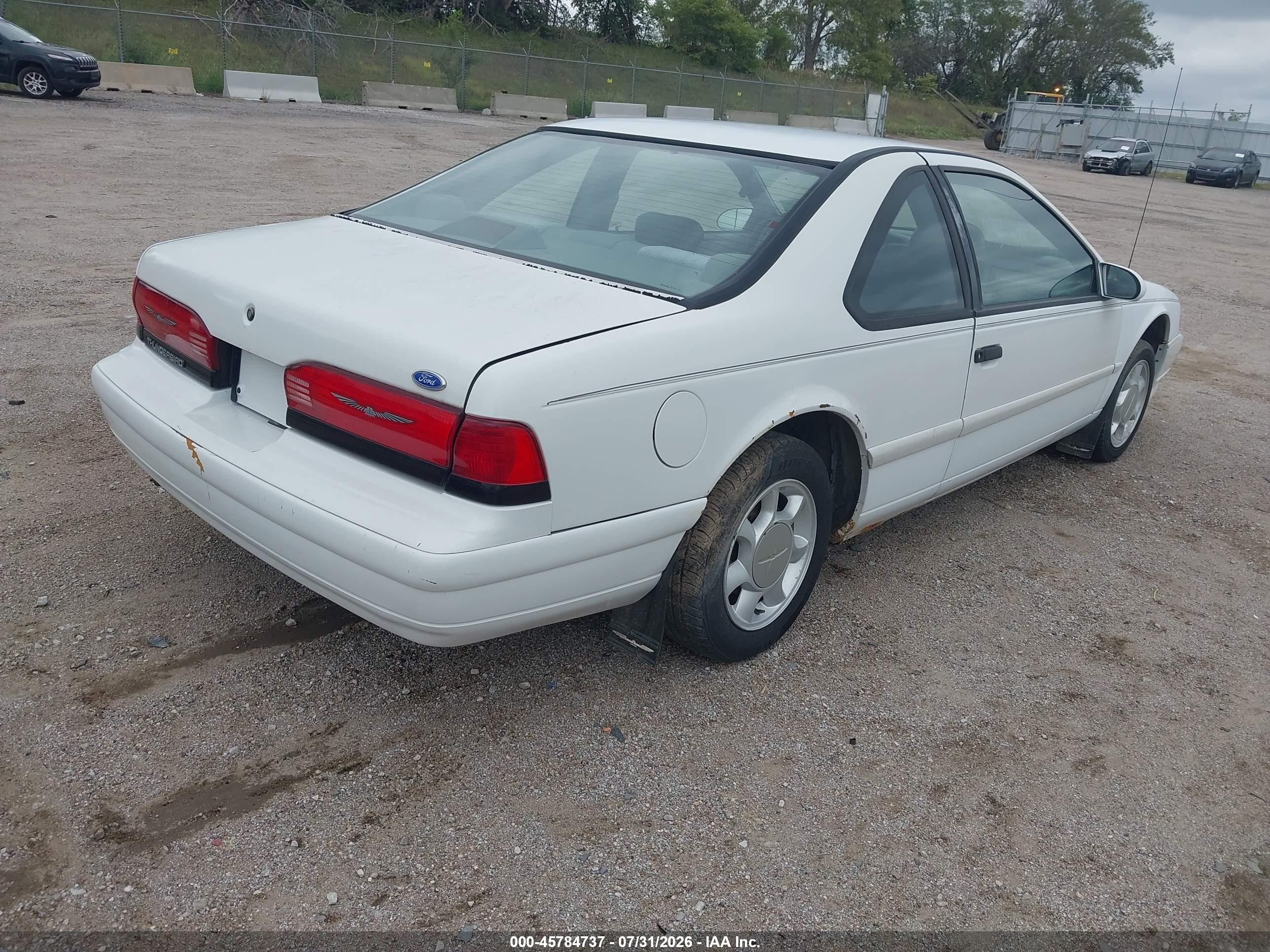 1993 Ford Thunderbird Lx White vin: 1FAPP6247PH147401