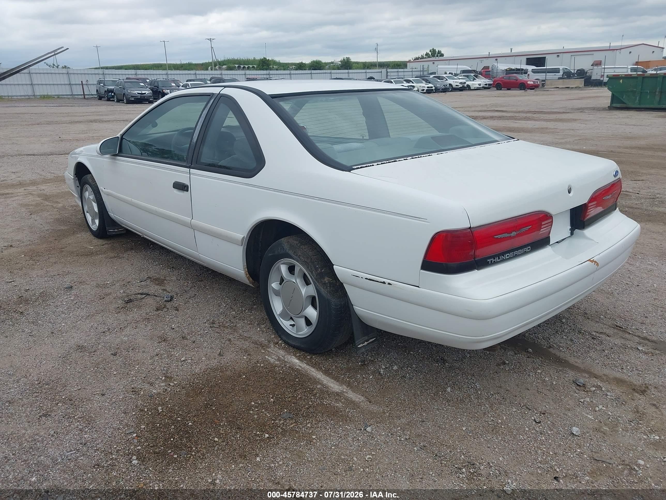 1993 Ford Thunderbird Lx White vin: 1FAPP6247PH147401