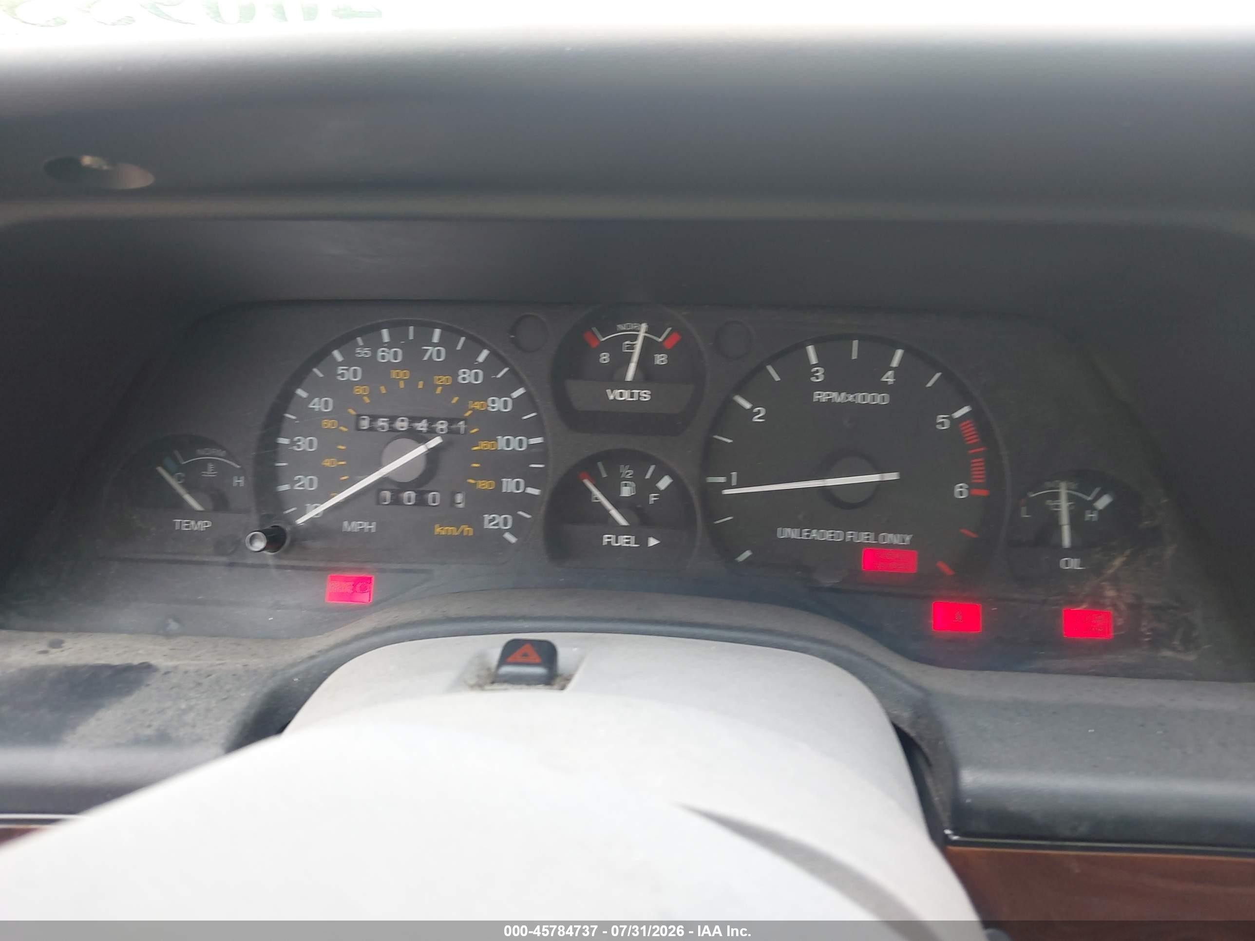 1993 Ford Thunderbird Lx White vin: 1FAPP6247PH147401