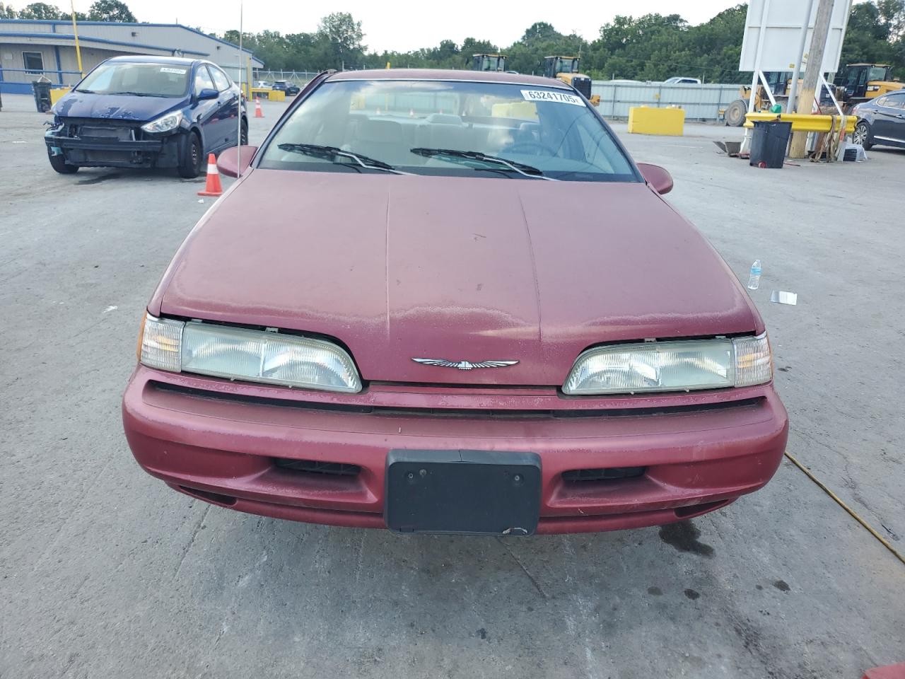 1993 Ford Thunderbird Lx Red vin: 1FAPP6248PH105528