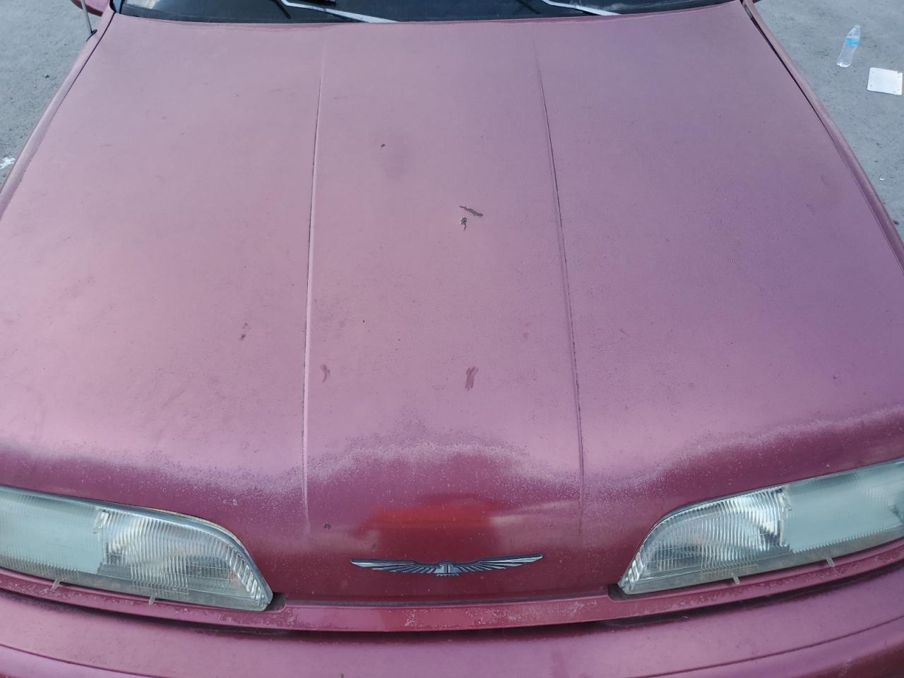 1993 Ford Thunderbird Lx Red vin: 1FAPP6248PH105528