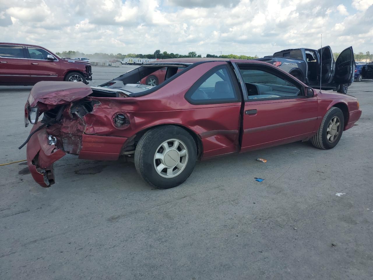 1993 Ford Thunderbird Lx Red vin: 1FAPP6248PH105528