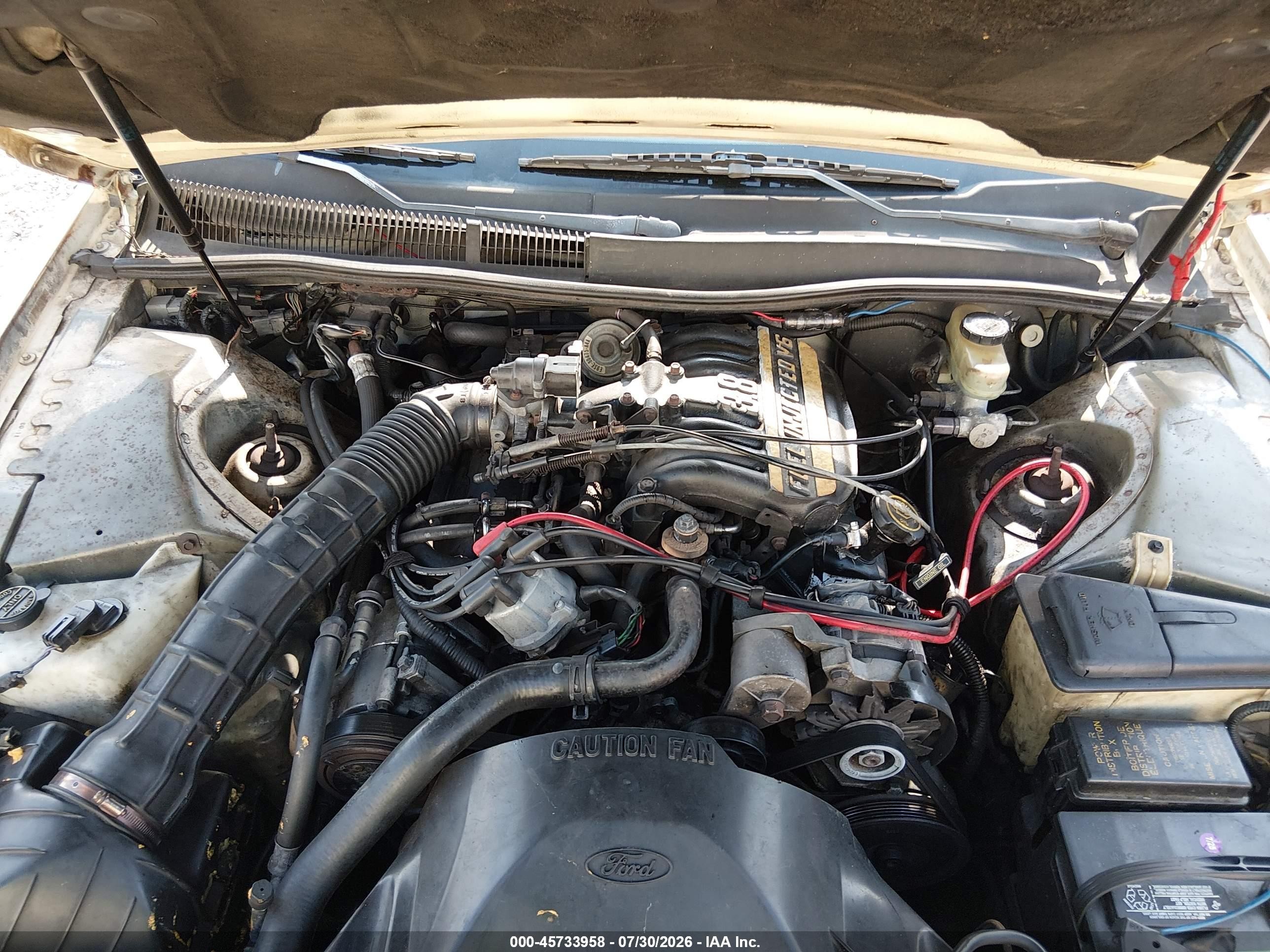 1989 Ford Thunderbird Lx White vin: 1FAPP624XKH108455