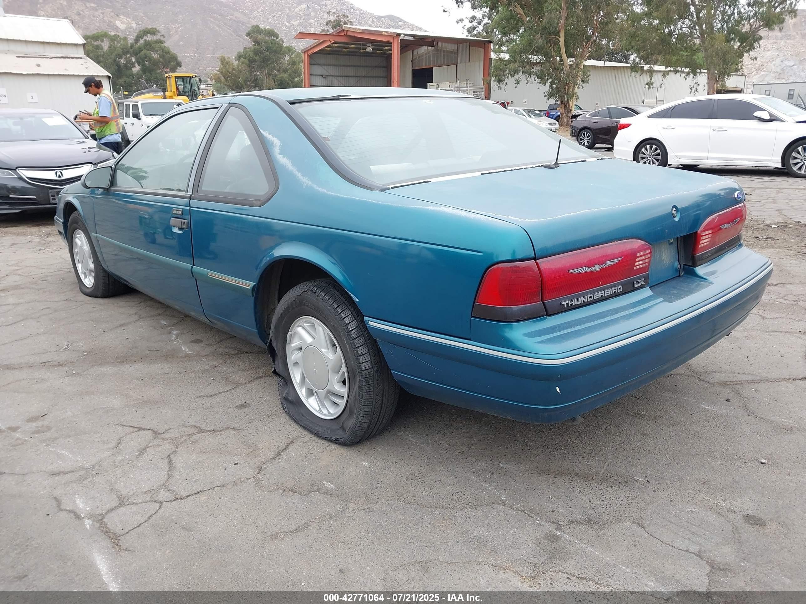 1992 Ford Thunderbird Lx Blue vin: 1FAPP62T7NH130487
