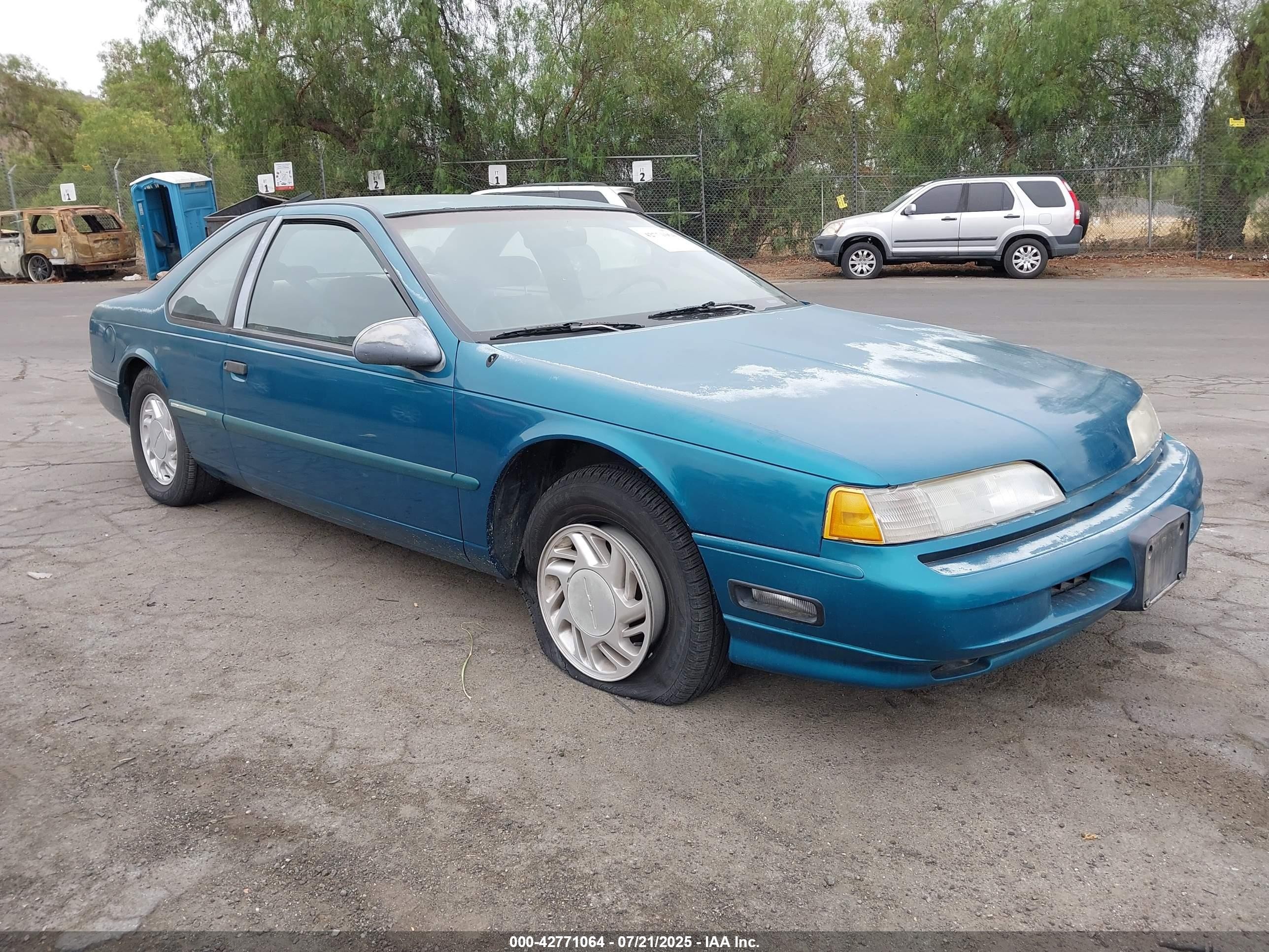 1992 Ford Thunderbird Lx Blue vin: 1FAPP62T7NH130487