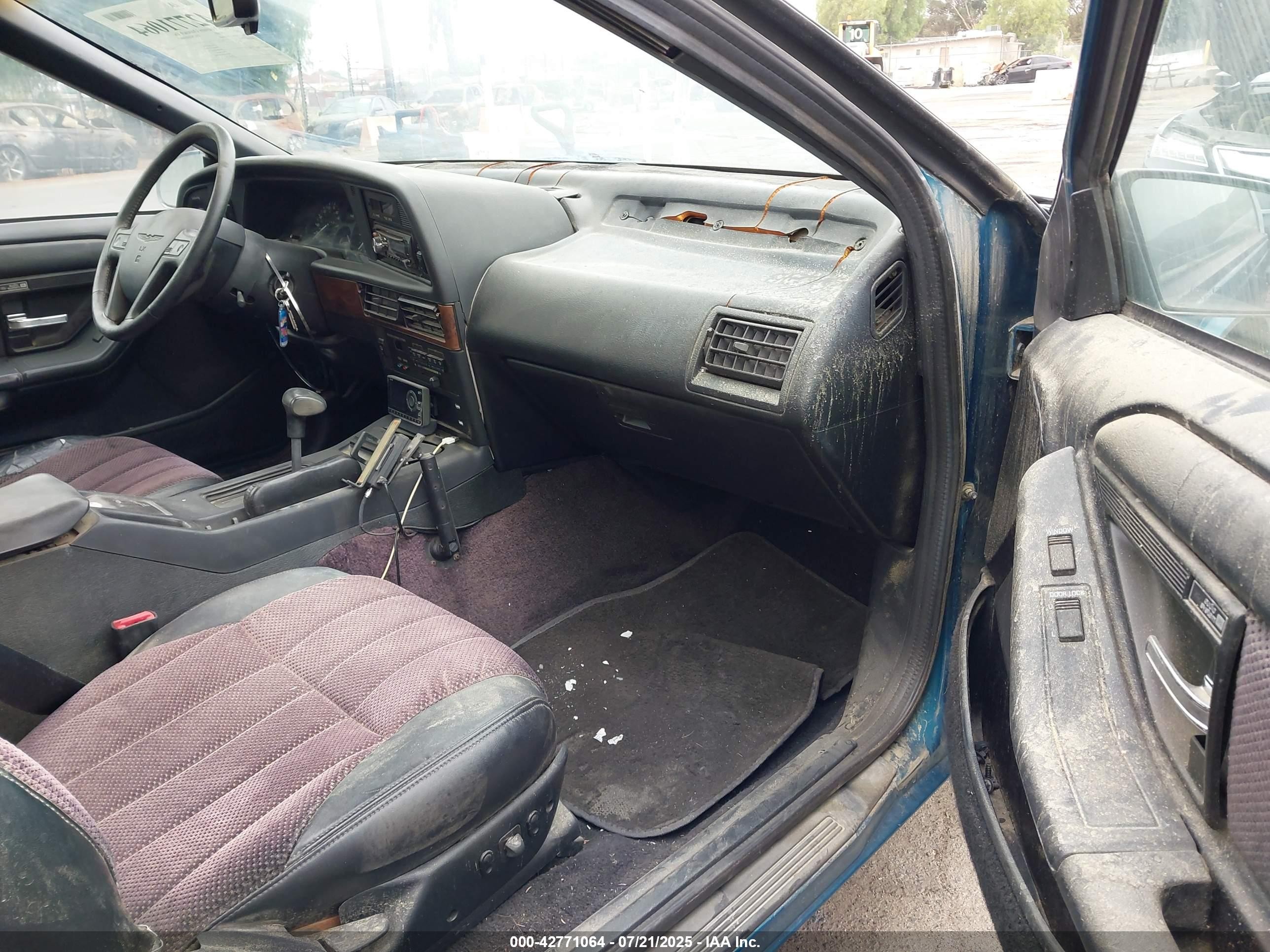 1992 Ford Thunderbird Lx Blue vin: 1FAPP62T7NH130487