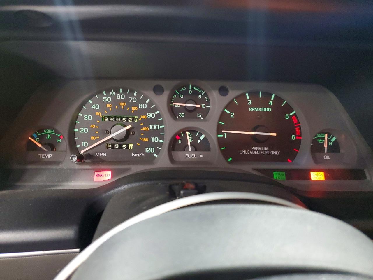 1990 Ford Thunderbird Super Coupe Blue vin: 1FAPP64RXLH131633