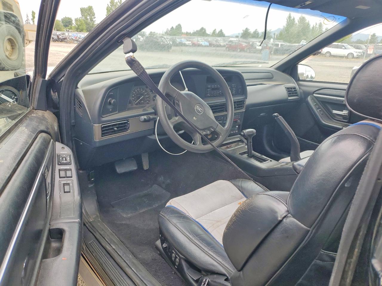 1990 Ford Thunderbird Super Coupe Black vin: 1FAPP64RXLH152661