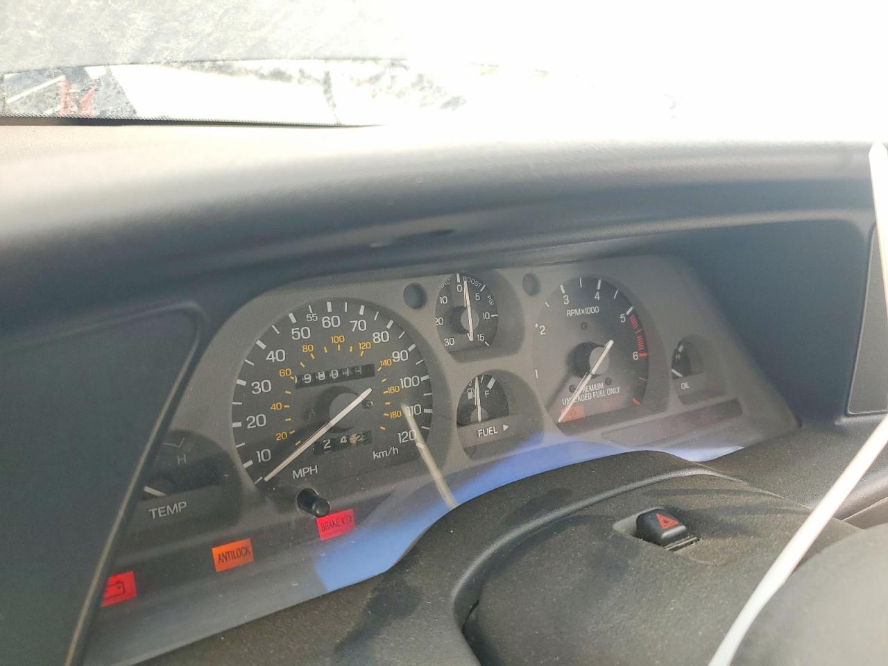 1990 Ford Thunderbird Super Coupe Black vin: 1FAPP64RXLH152661