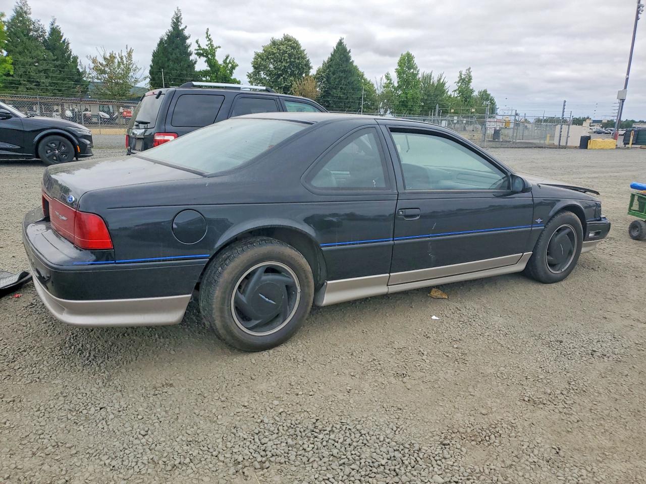 1990 Ford Thunderbird Super Coupe Black vin: 1FAPP64RXLH152661