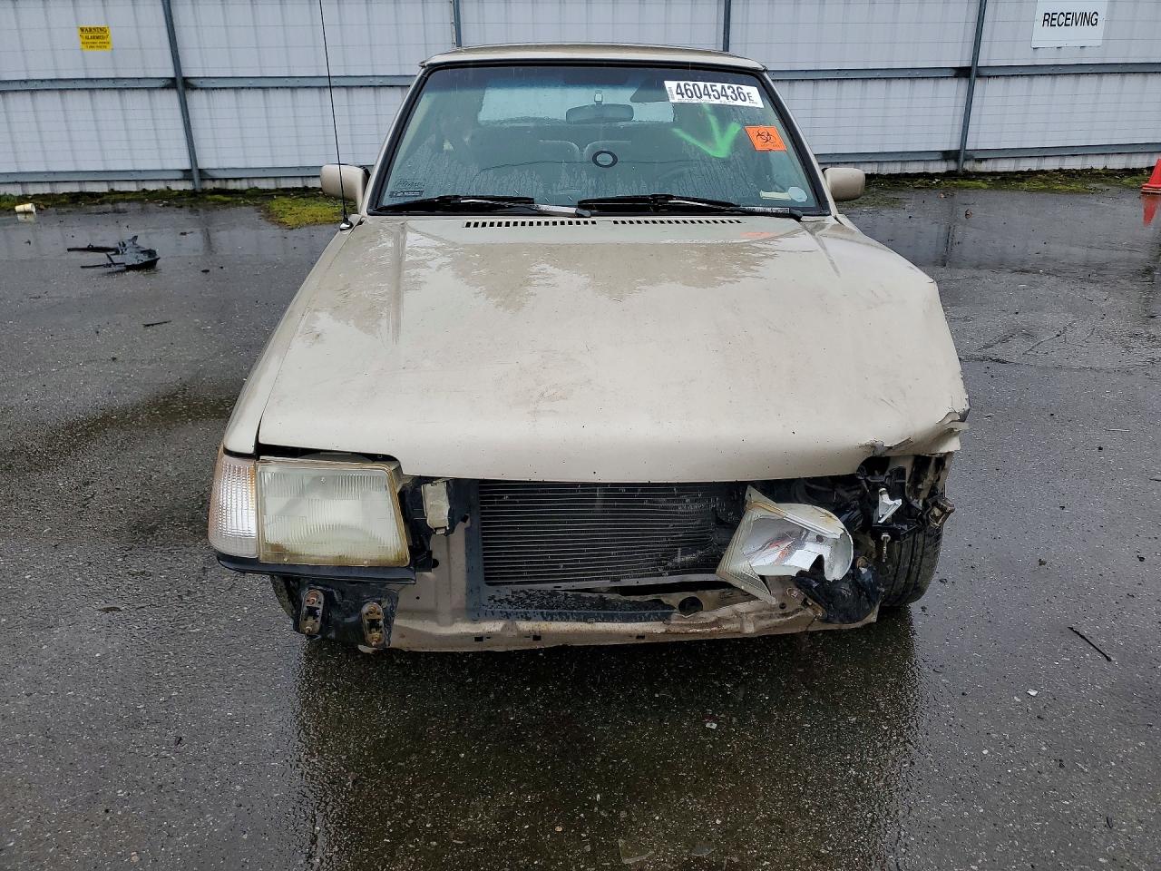 1989 Ford Escort Lx Tan vin: 1FAPP9595KW260180