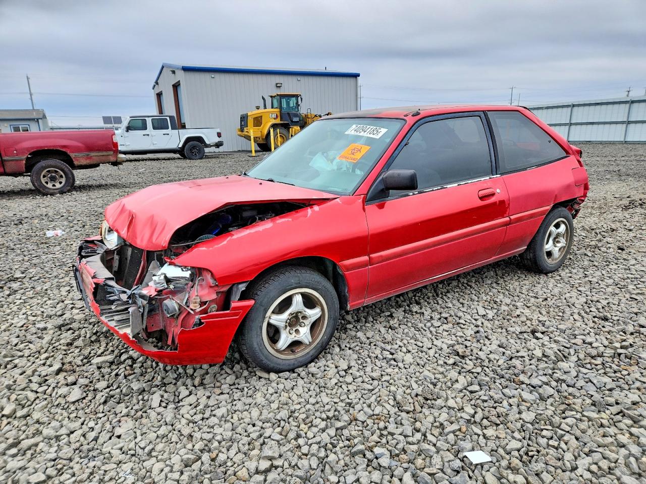 1994 Ford Escort Lx Red vin: 1FARP11J0RW112751