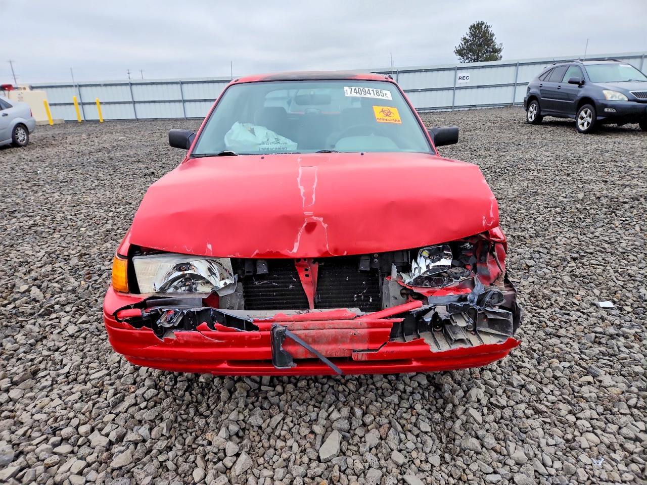 1994 Ford Escort Lx Red vin: 1FARP11J0RW112751