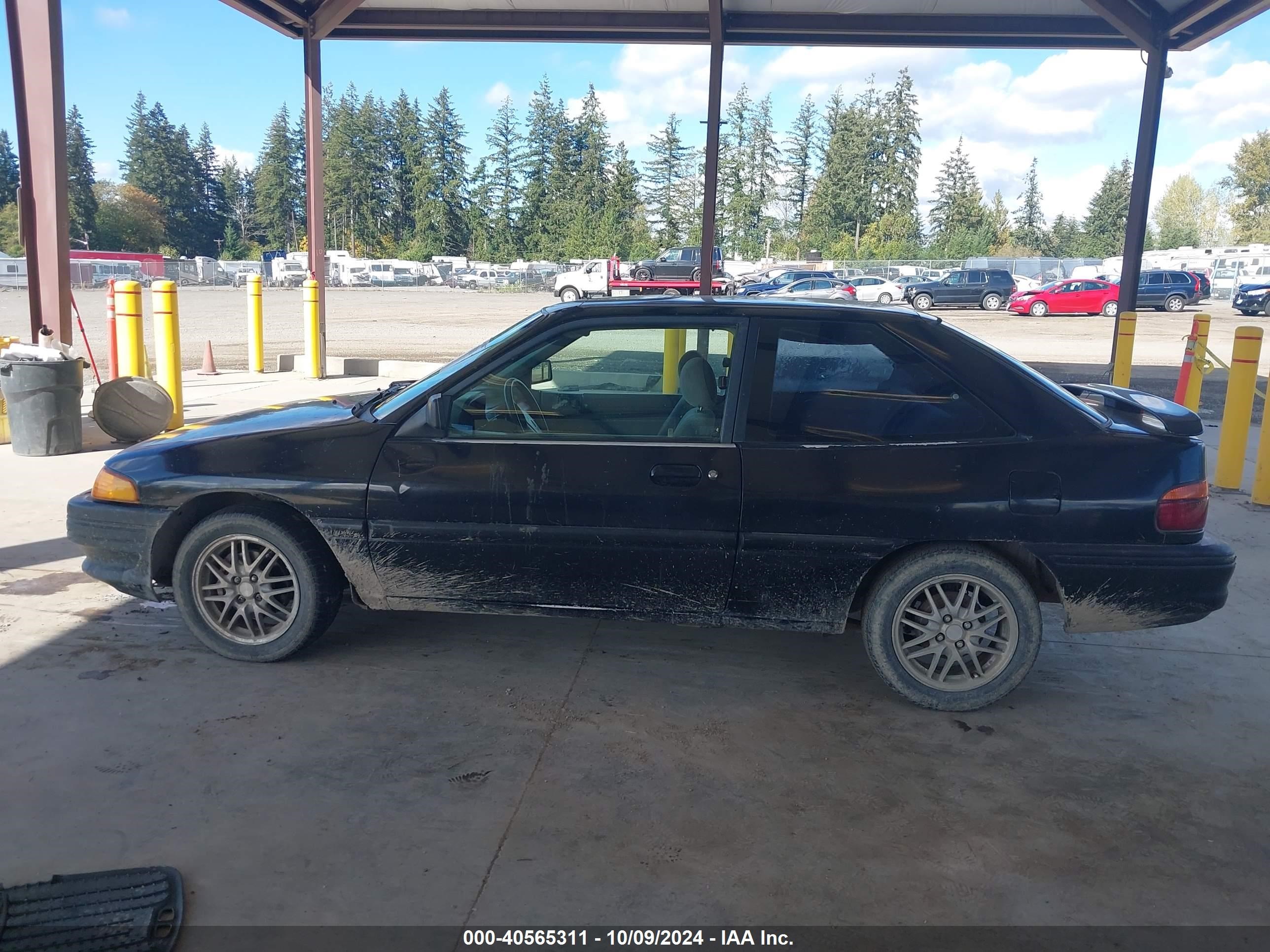 1994 Ford Escort Lx/sport Black vin: 1FARP11J7RW178309