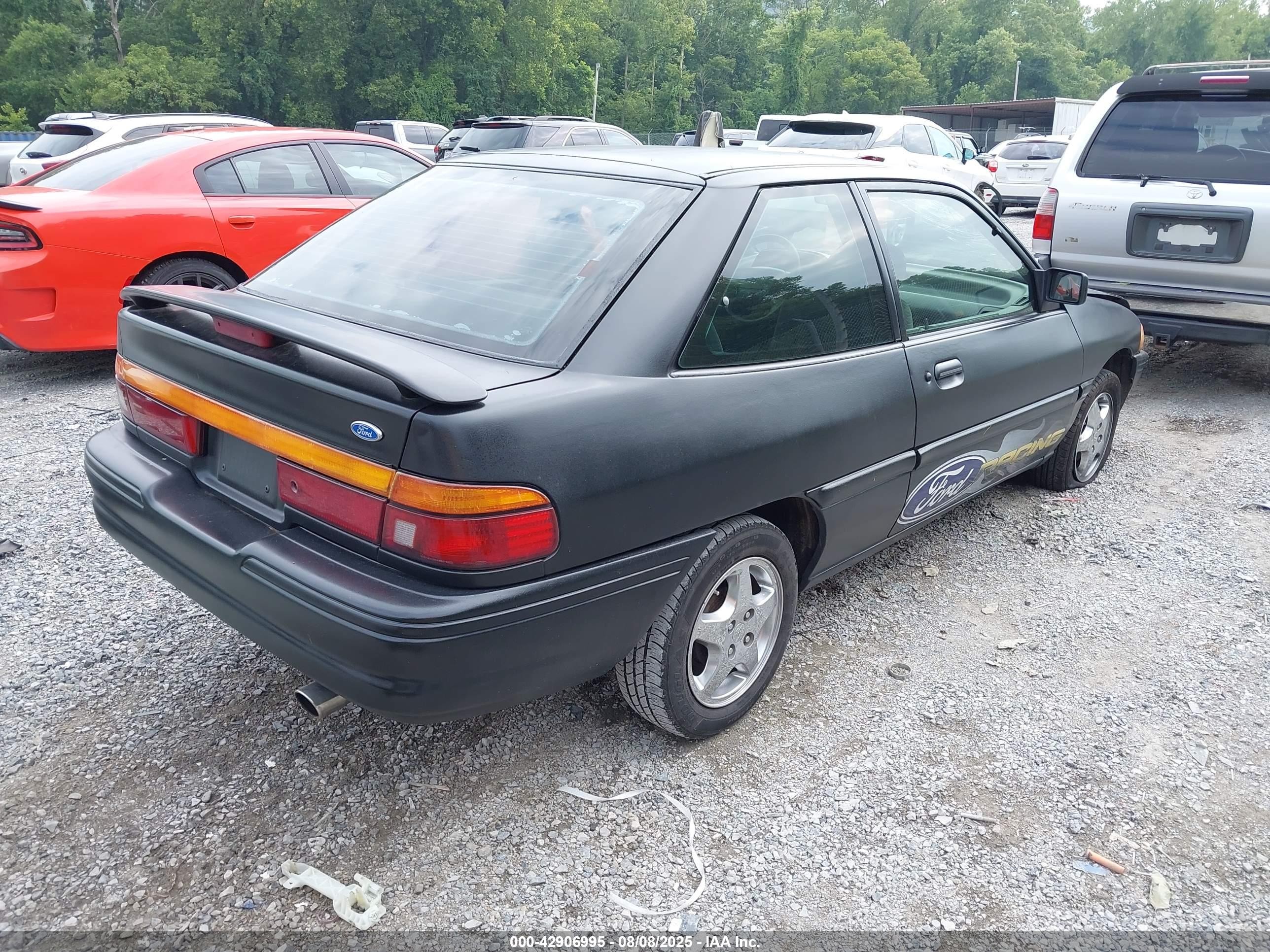 1994 Ford Escort Lx/sport Black vin: 1FARP11J7RW195899