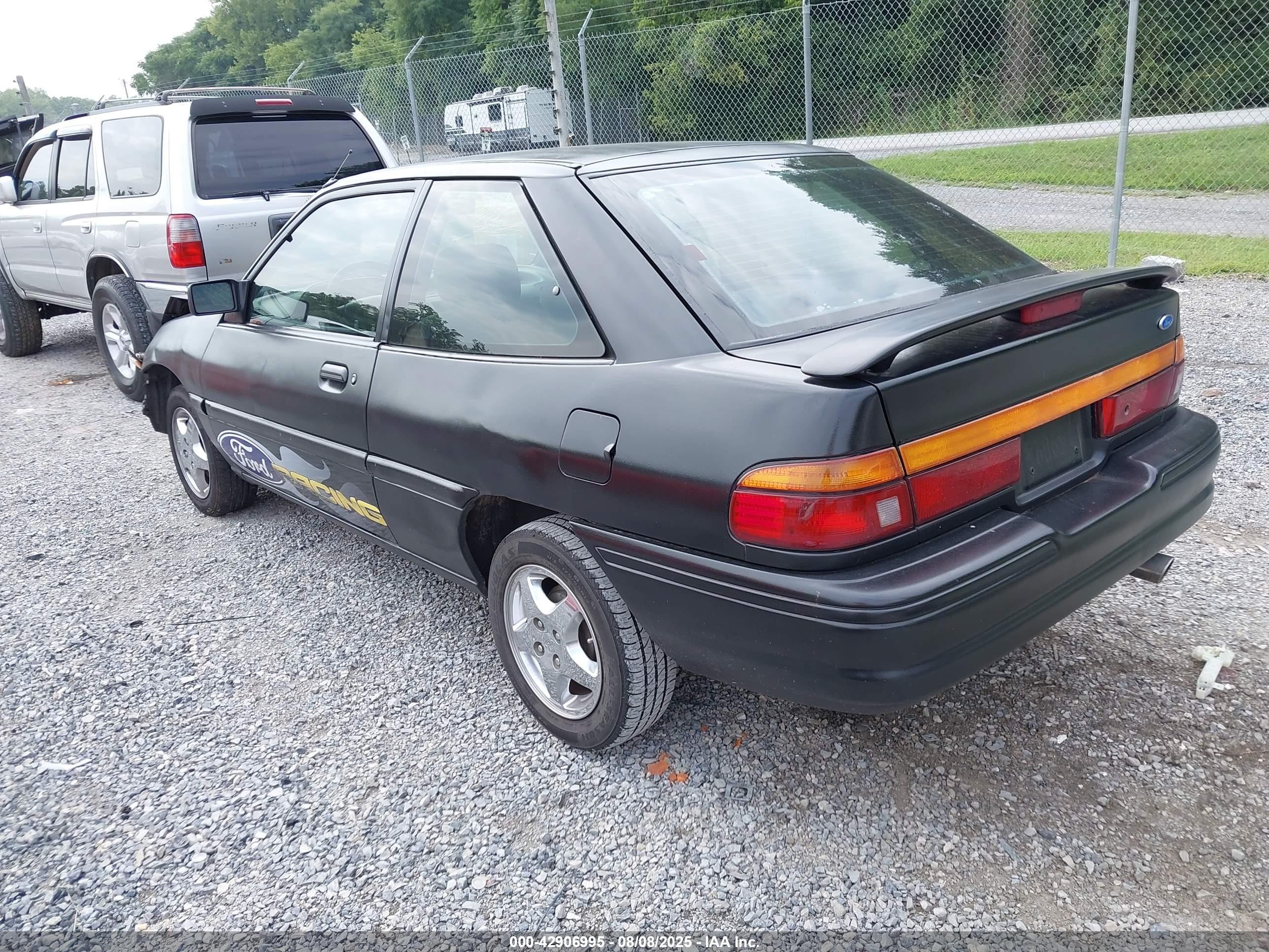 1994 Ford Escort Lx/sport Black vin: 1FARP11J7RW195899