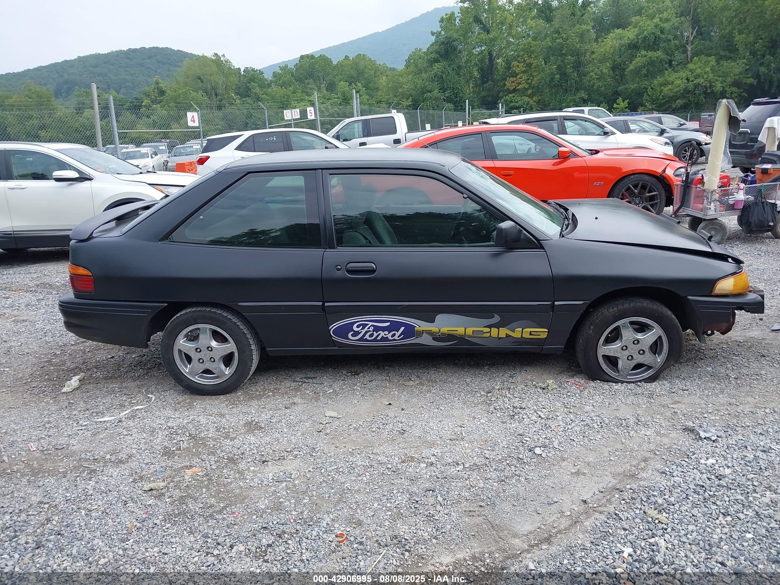 1994 Ford Escort Lx/sport Black vin: 1FARP11J7RW195899