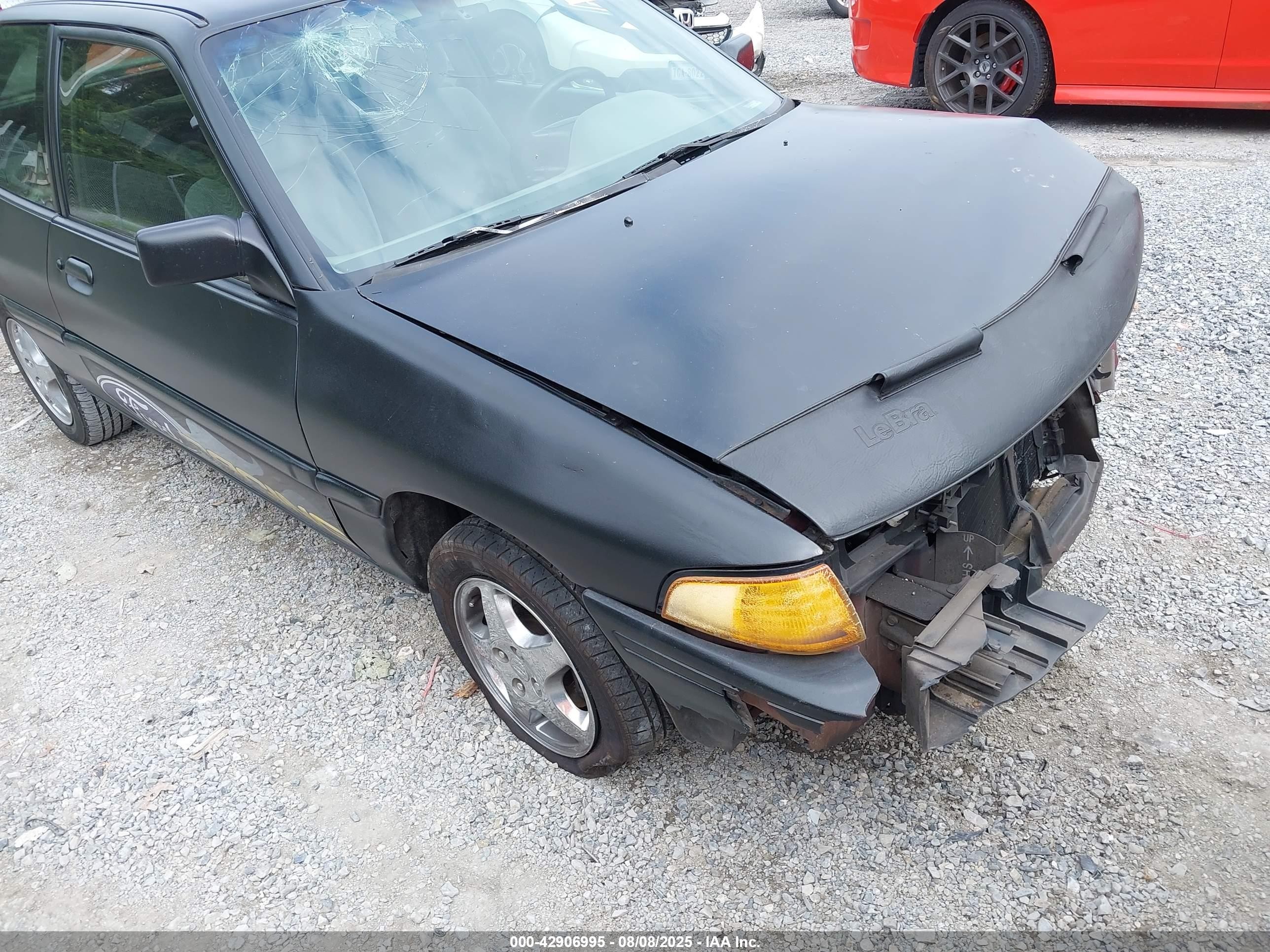 1994 Ford Escort Lx/sport Black vin: 1FARP11J7RW195899