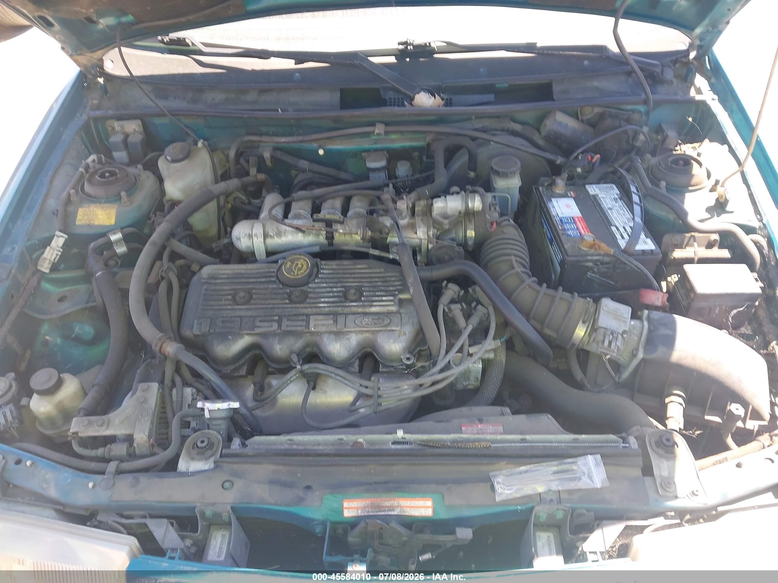 1994 Ford Escort Lx/sport Turquoise vin: 1FARP11J8RW212497
