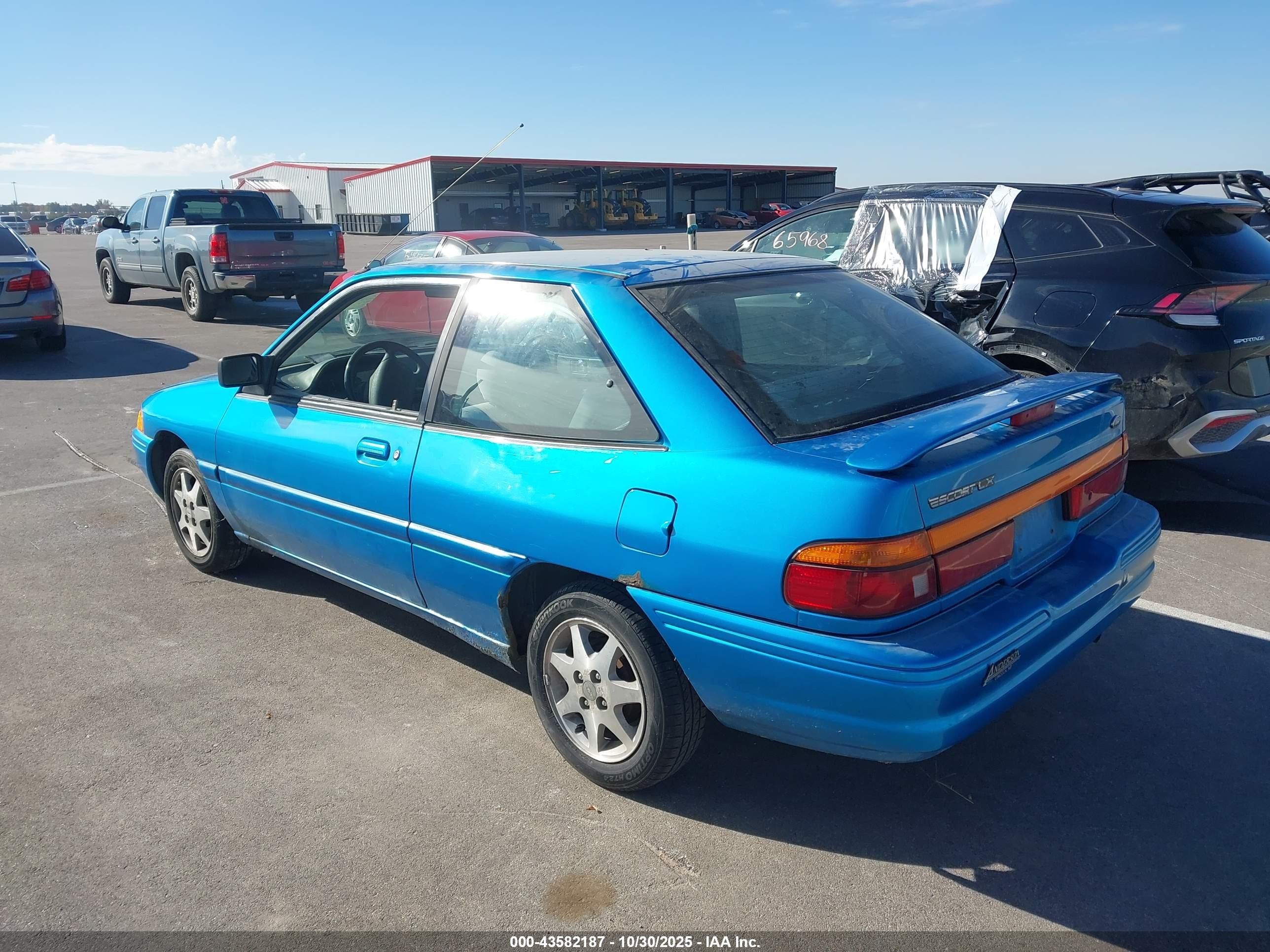 1994 Ford Escort Lx/sport Blue vin: 1FARP11J8RW336480