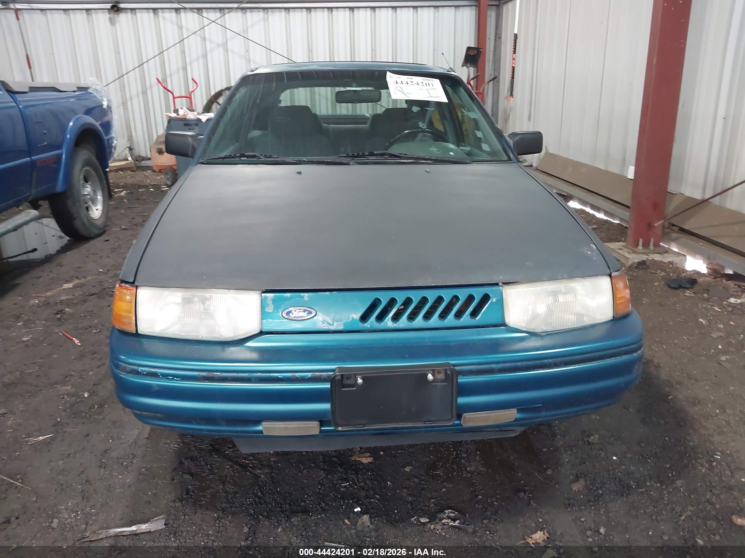 1994 Ford Escort Gt Green vin: 1FARP1283RW269525