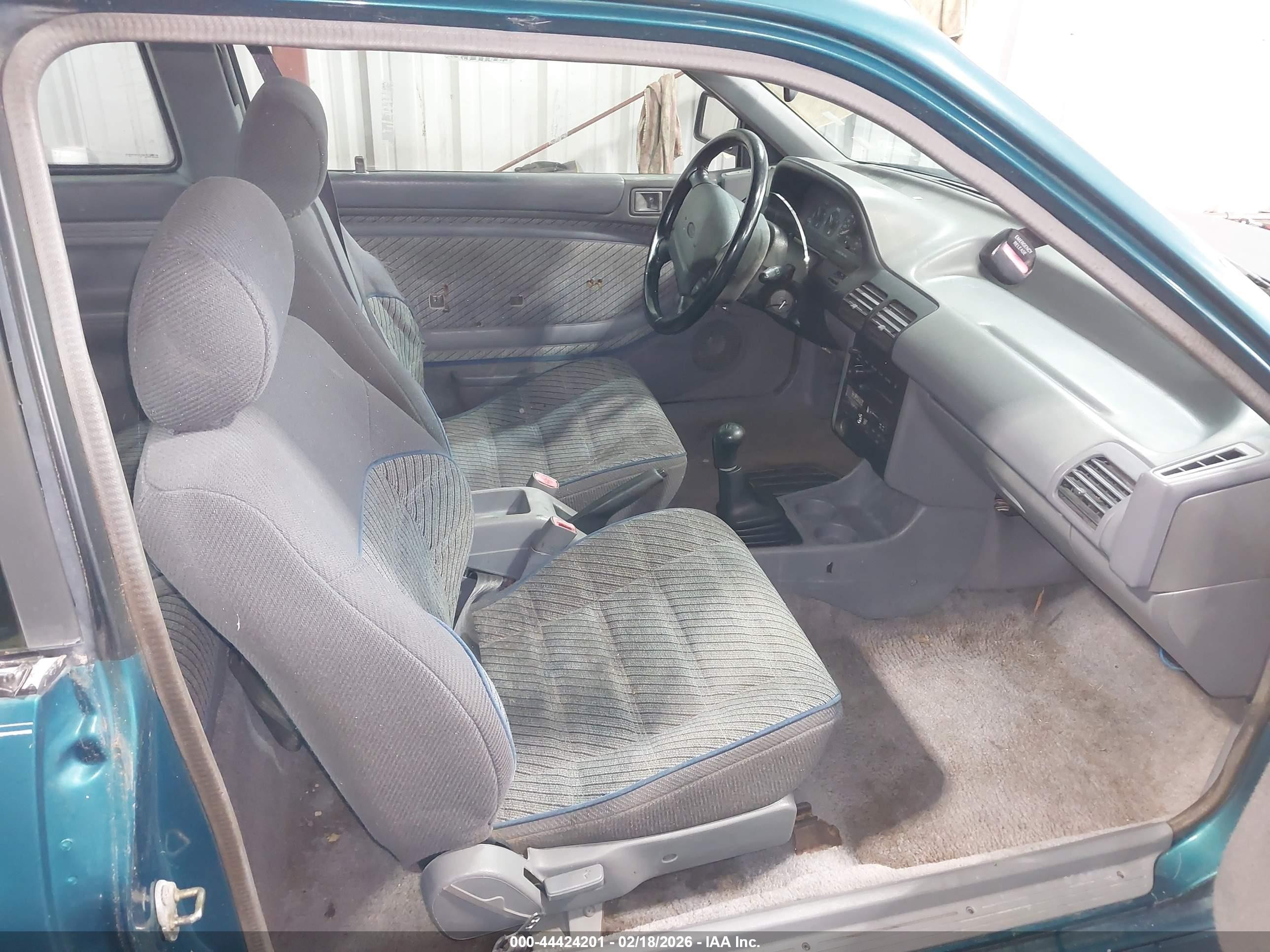 1994 Ford Escort Gt Green vin: 1FARP1283RW269525