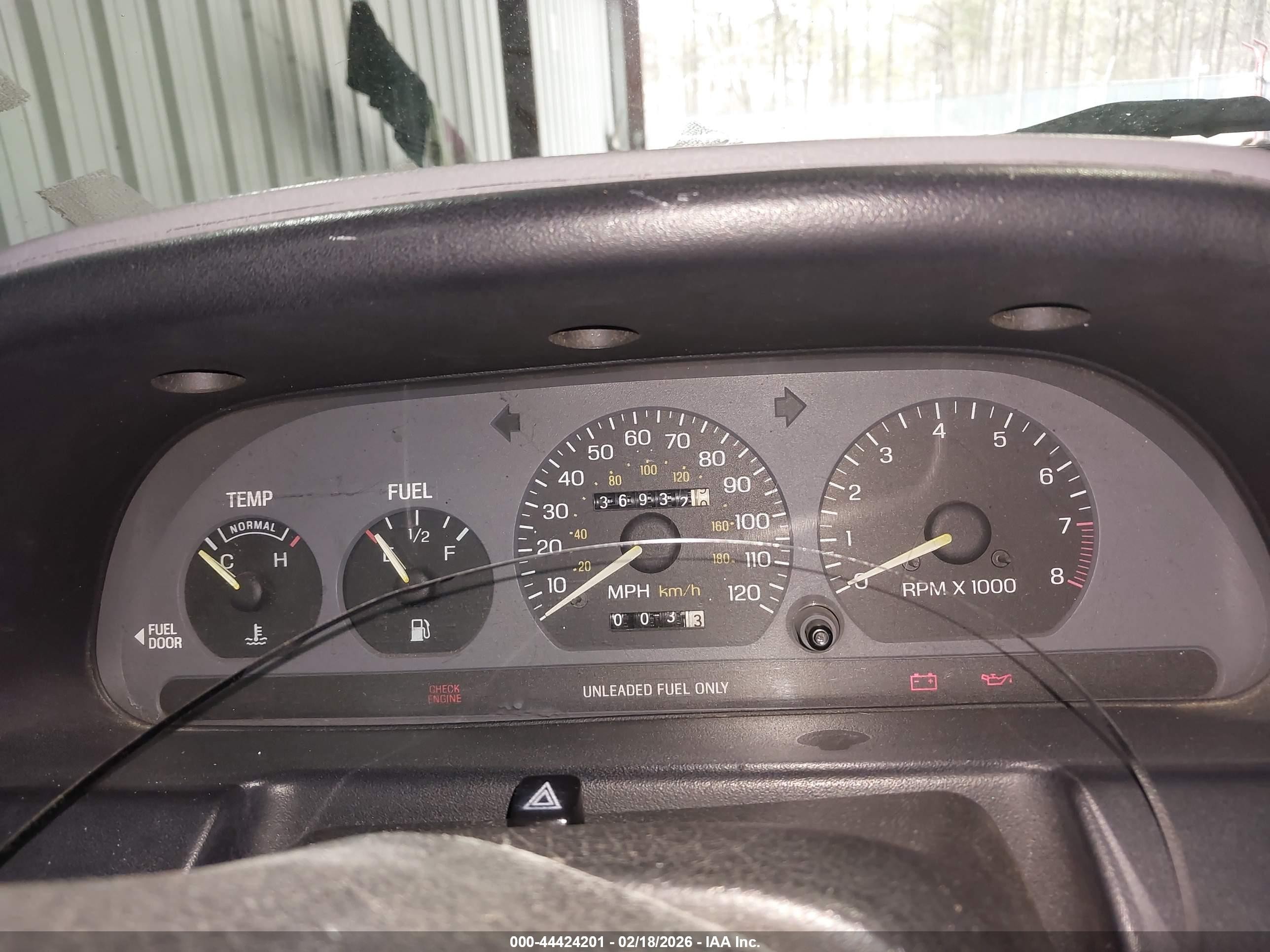 1994 Ford Escort Gt Green vin: 1FARP1283RW269525