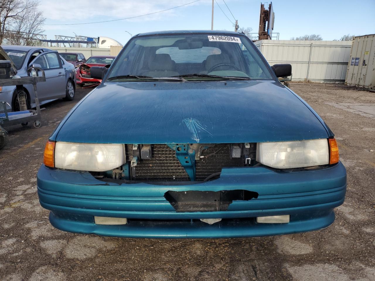 1994 Ford Escort Gt Green vin: 1FARP128XRW316467