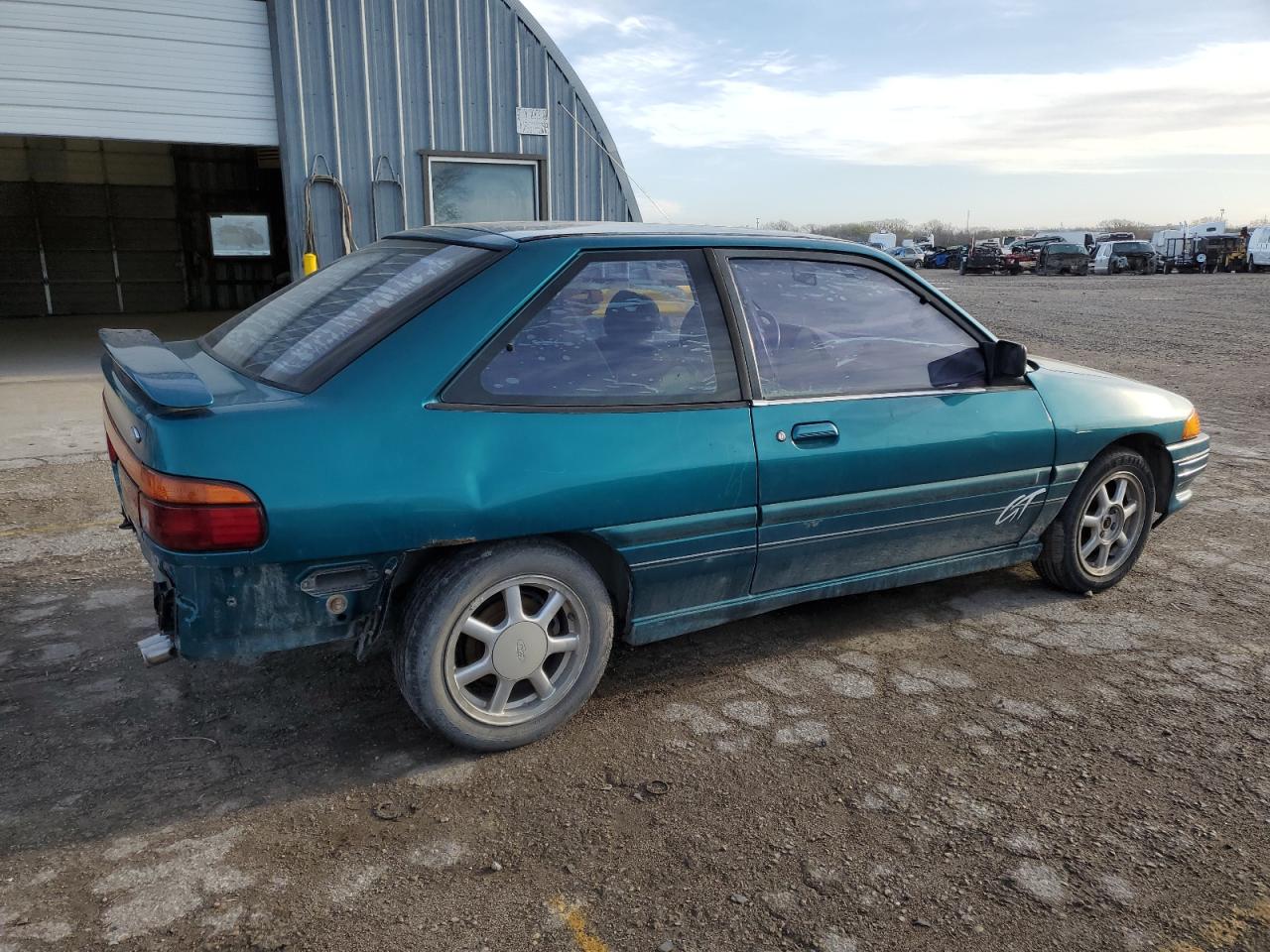 1994 Ford Escort Gt Green vin: 1FARP128XRW316467