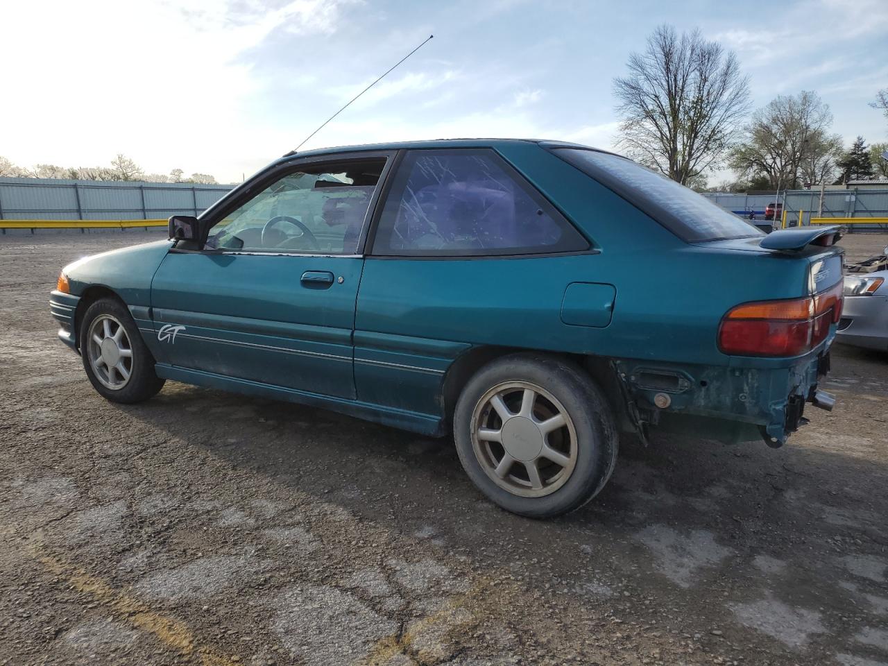 1994 Ford Escort Gt Green vin: 1FARP128XRW316467