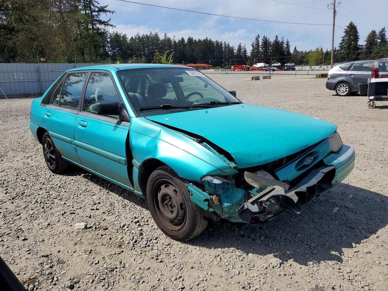 1994 Ford Escort Lx Turquoise vin: 1FARP14J0RW103995