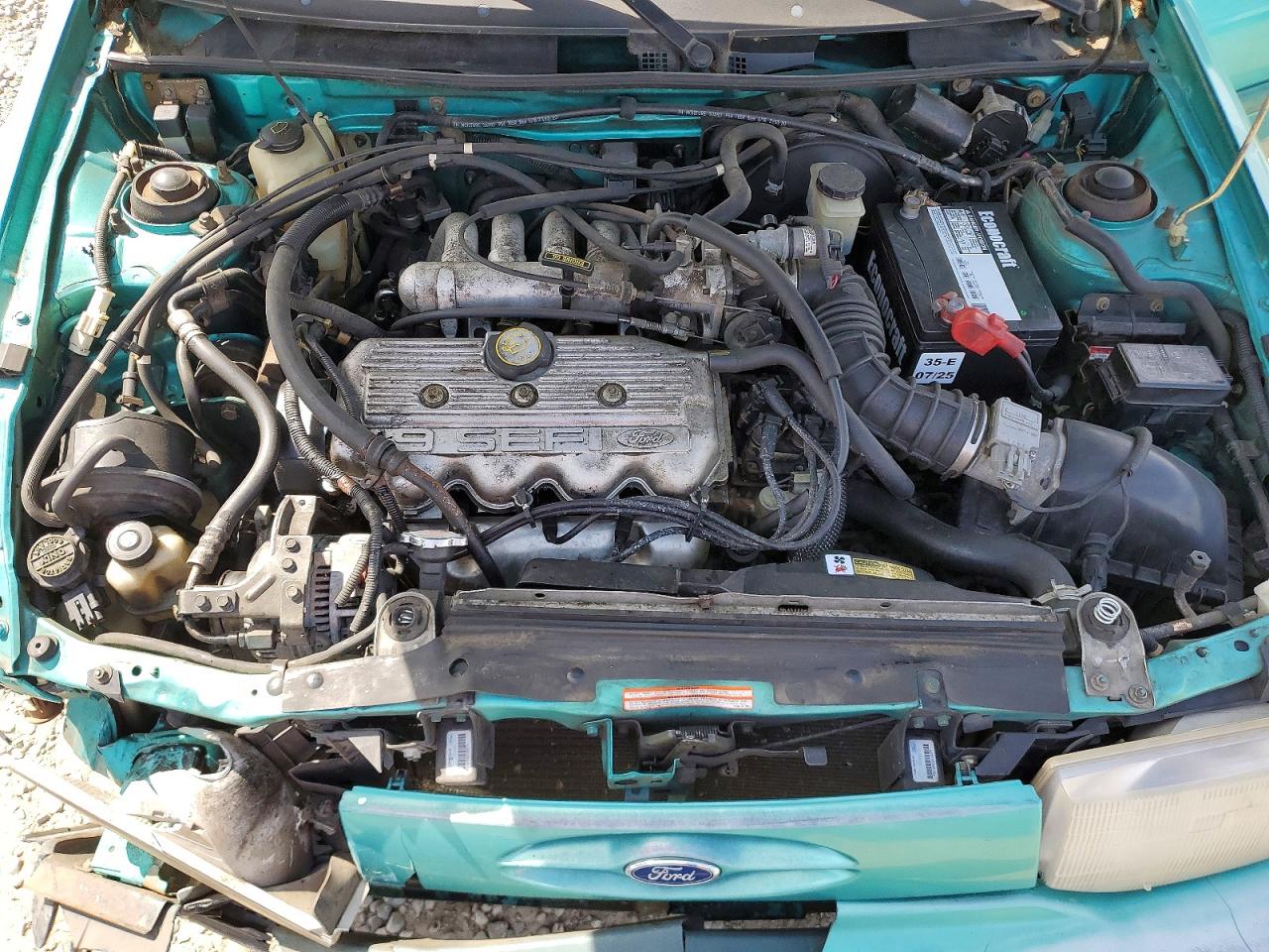 1994 Ford Escort Lx Turquoise vin: 1FARP14J0RW103995