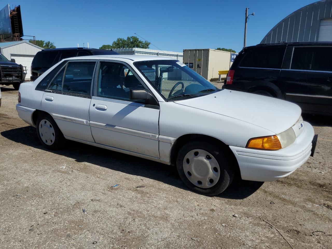 1994 Ford Escort Lx White vin: 1FARP14J3RW187519