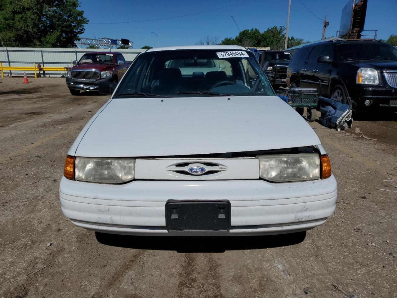 1994 Ford Escort Lx White vin: 1FARP14J3RW187519