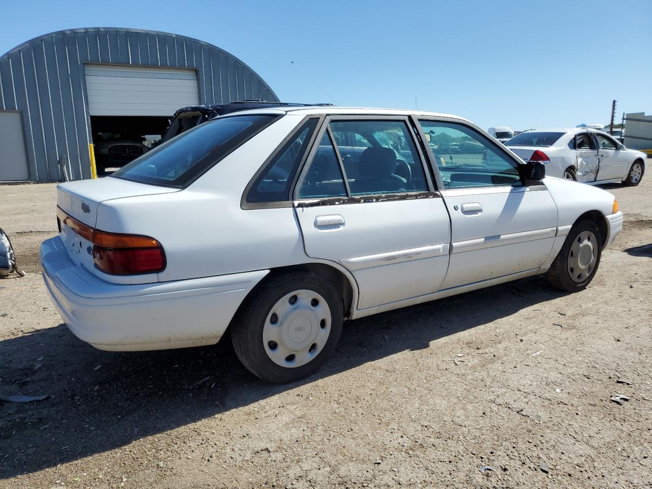 1994 Ford Escort Lx White vin: 1FARP14J3RW187519