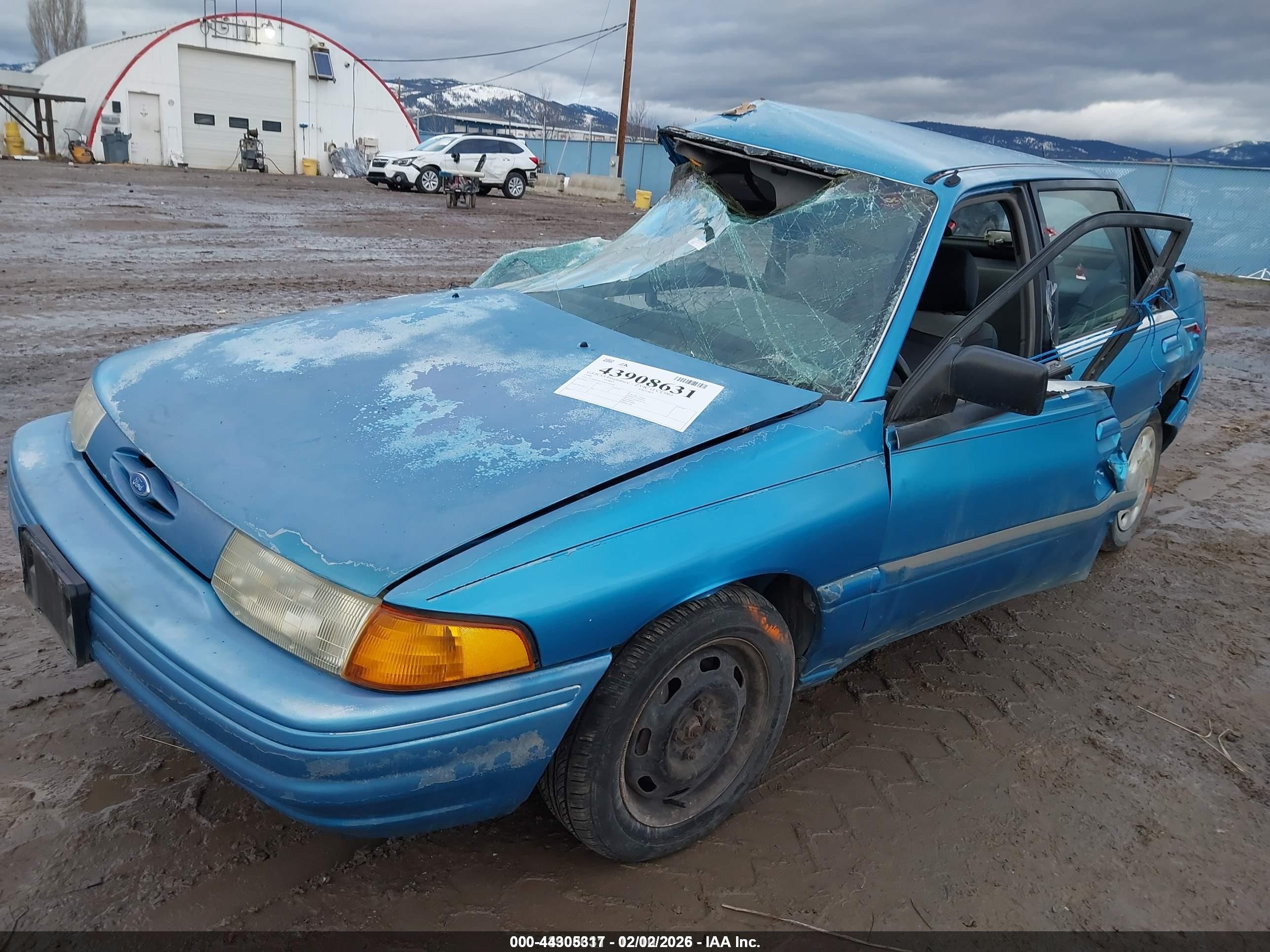 1994 Ford Escort Lx/sport Blue vin: 1FARP14J7RW310450
