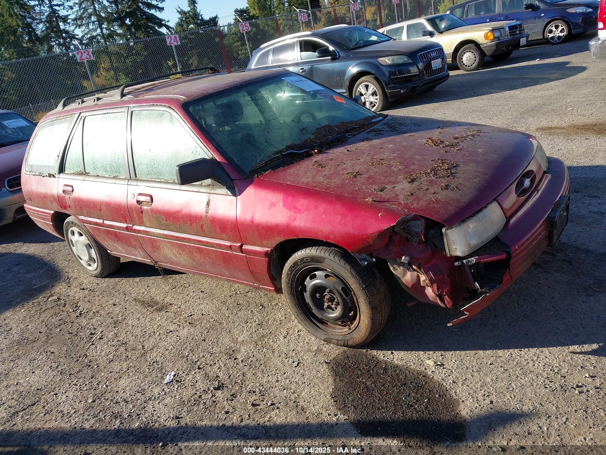1994 Ford Escort Lx/sport Red vin: 1FARP15J0RW123324