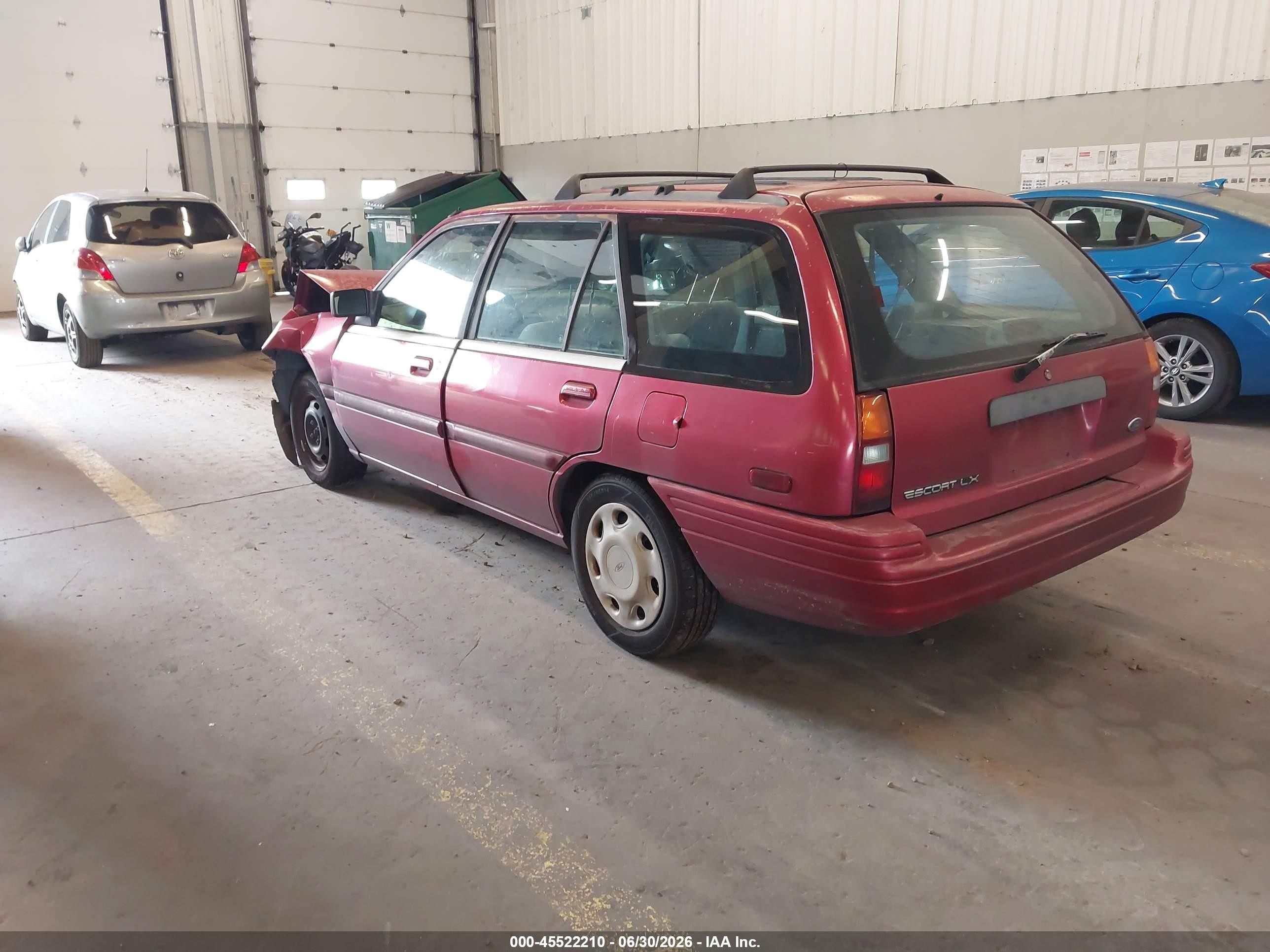 1994 Ford Escort Lx/sport Красный vin: 1FARP15J1RW188327