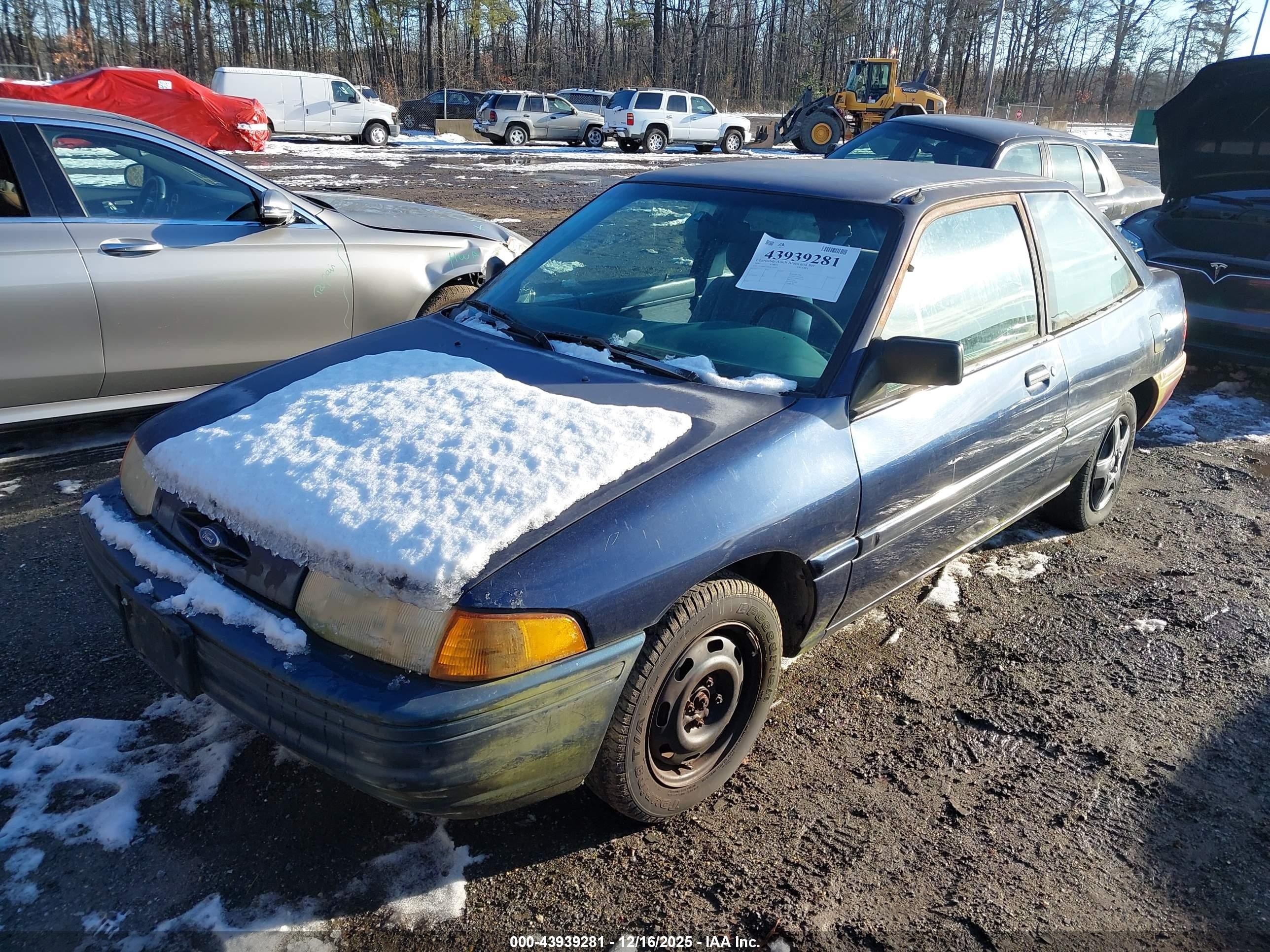 1995 Ford Escort Lx/sport Blue vin: 1FASP11J0SW152657