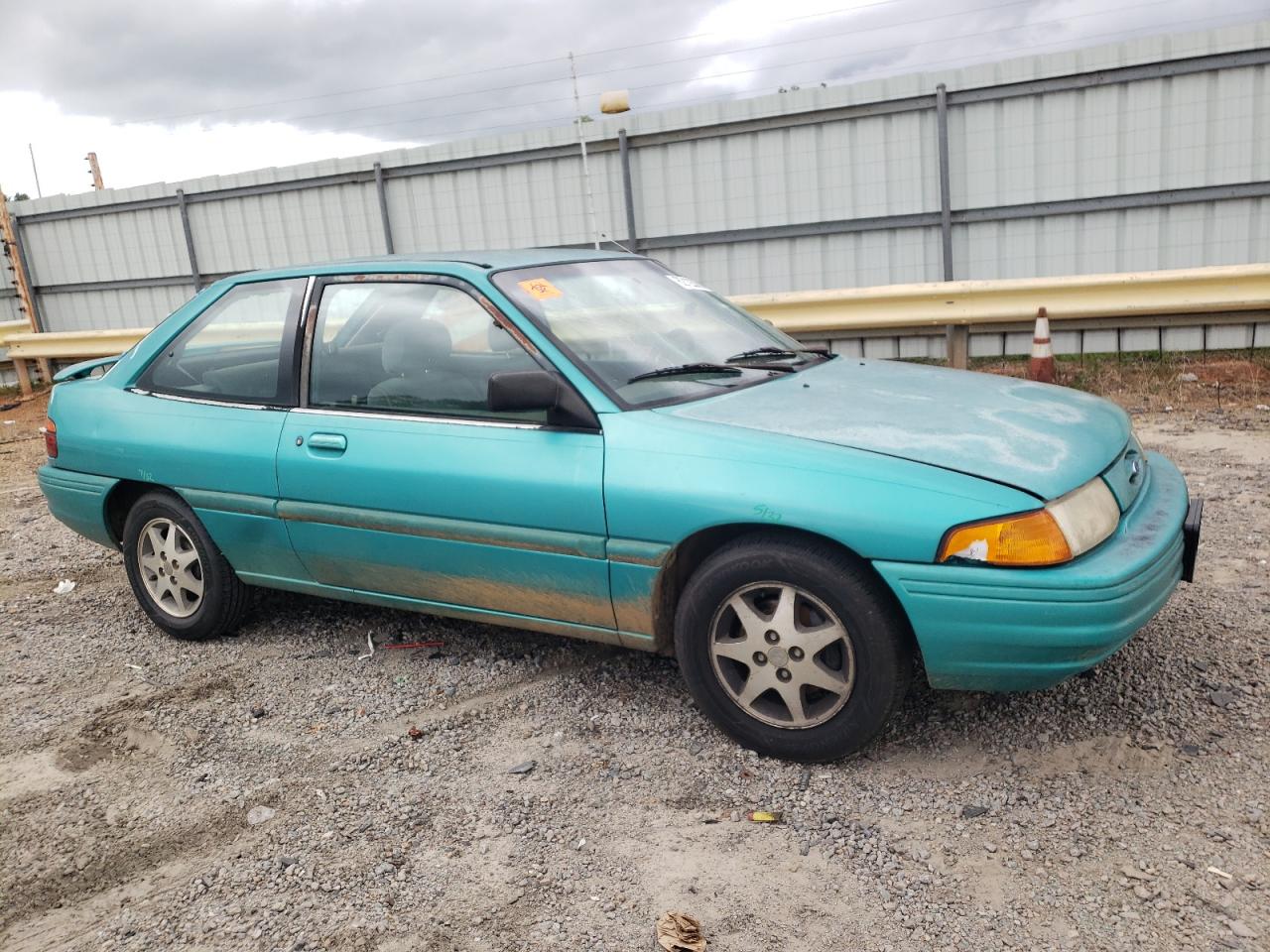 1996 Ford Escort Lx Turquoise vin: 1FASP11J0TW132782