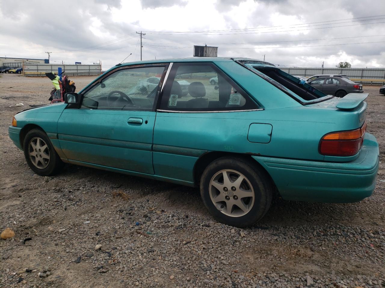 1996 Ford Escort Lx Turquoise vin: 1FASP11J0TW132782