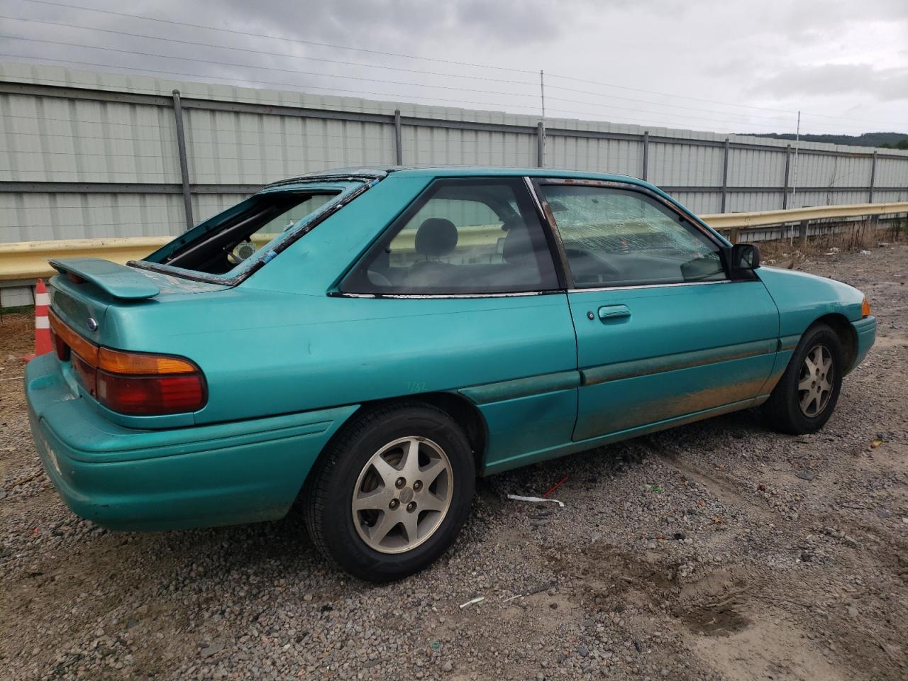 1996 Ford Escort Lx Turquoise vin: 1FASP11J0TW132782