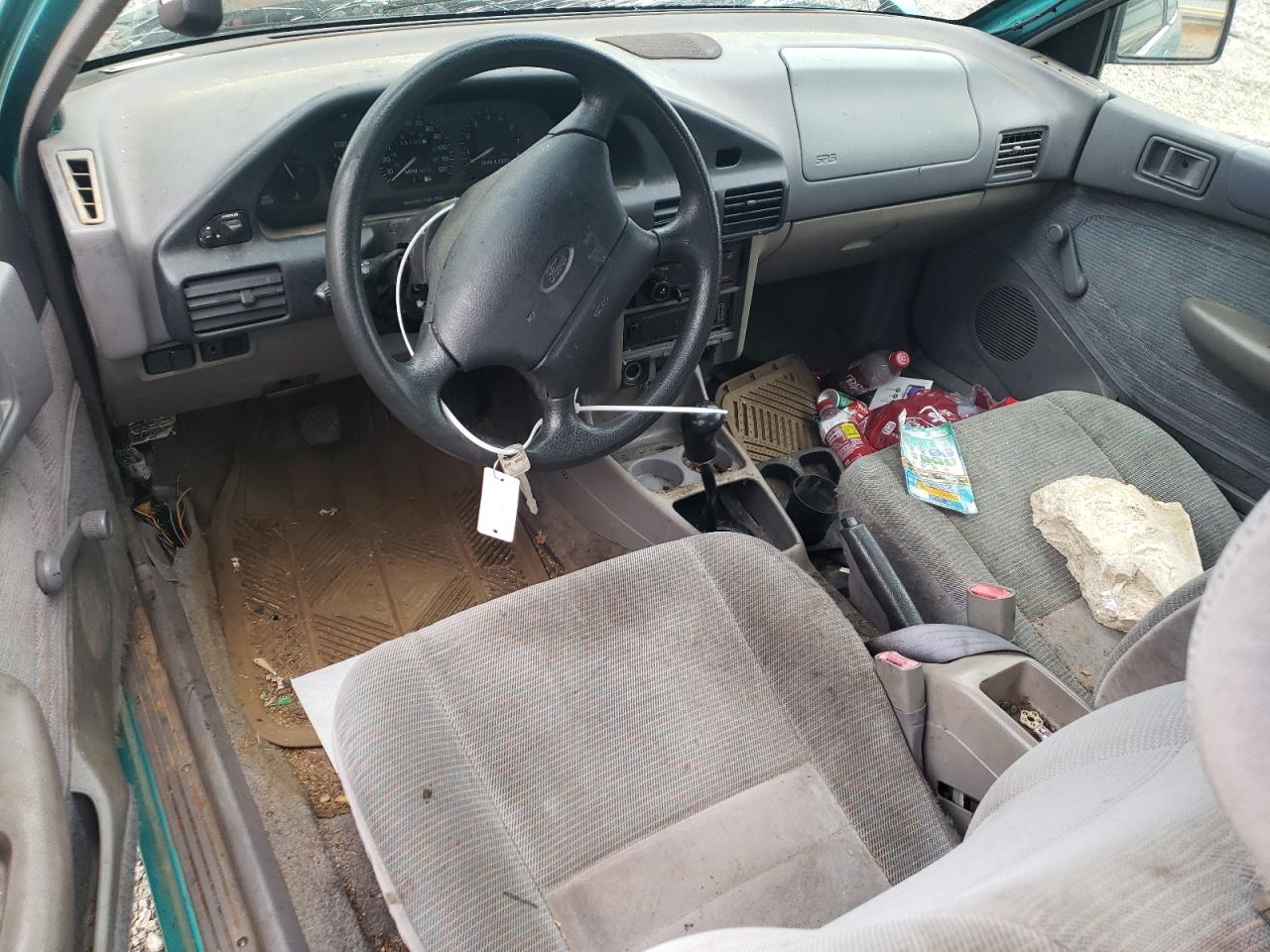 1996 Ford Escort Lx Turquoise vin: 1FASP11J0TW132782